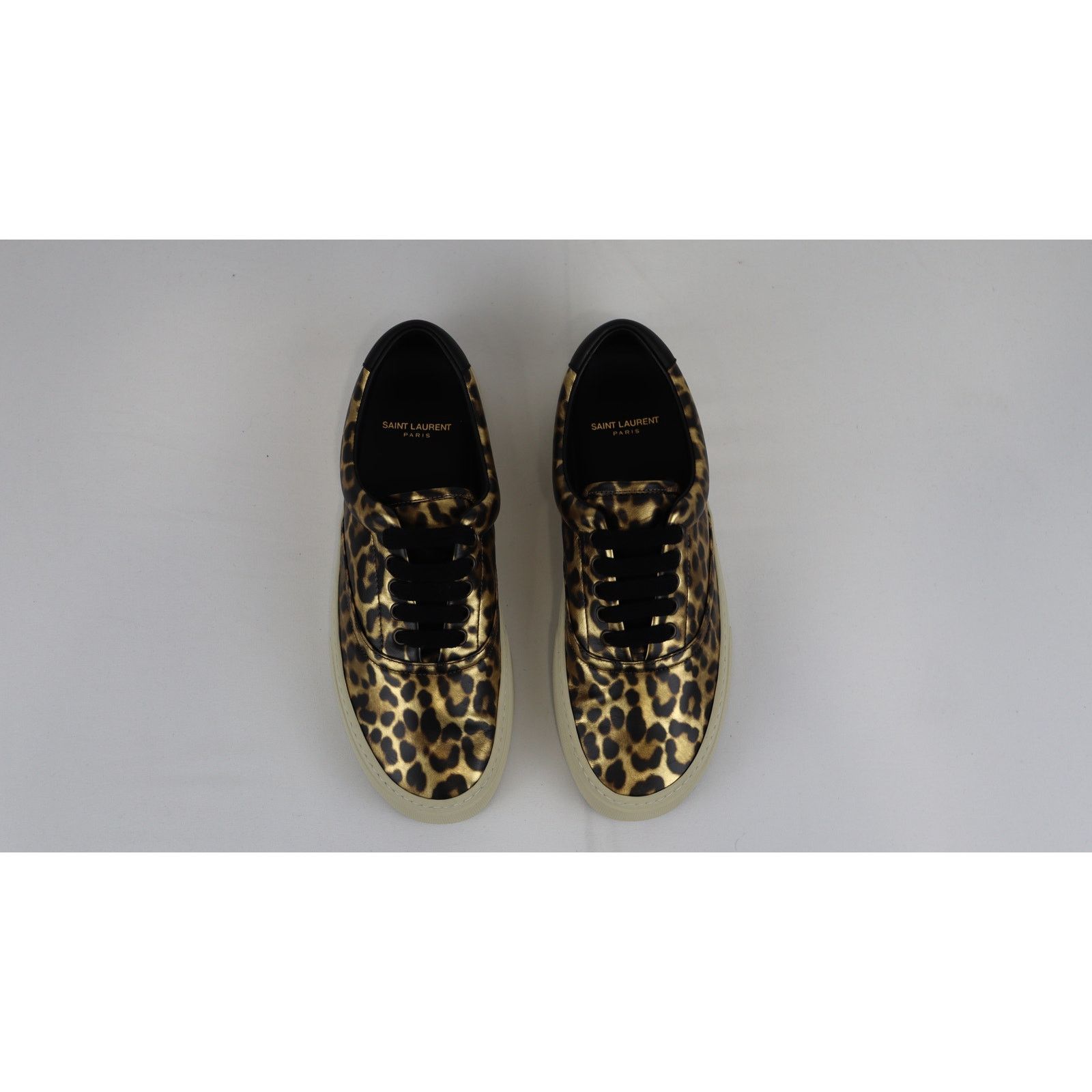 Saint Laurent Paris o1rshd1 New Silky Leo Fix/Moon Plus Shoes in Nero Size US 8 / EU 41 - 3 Thumbnail