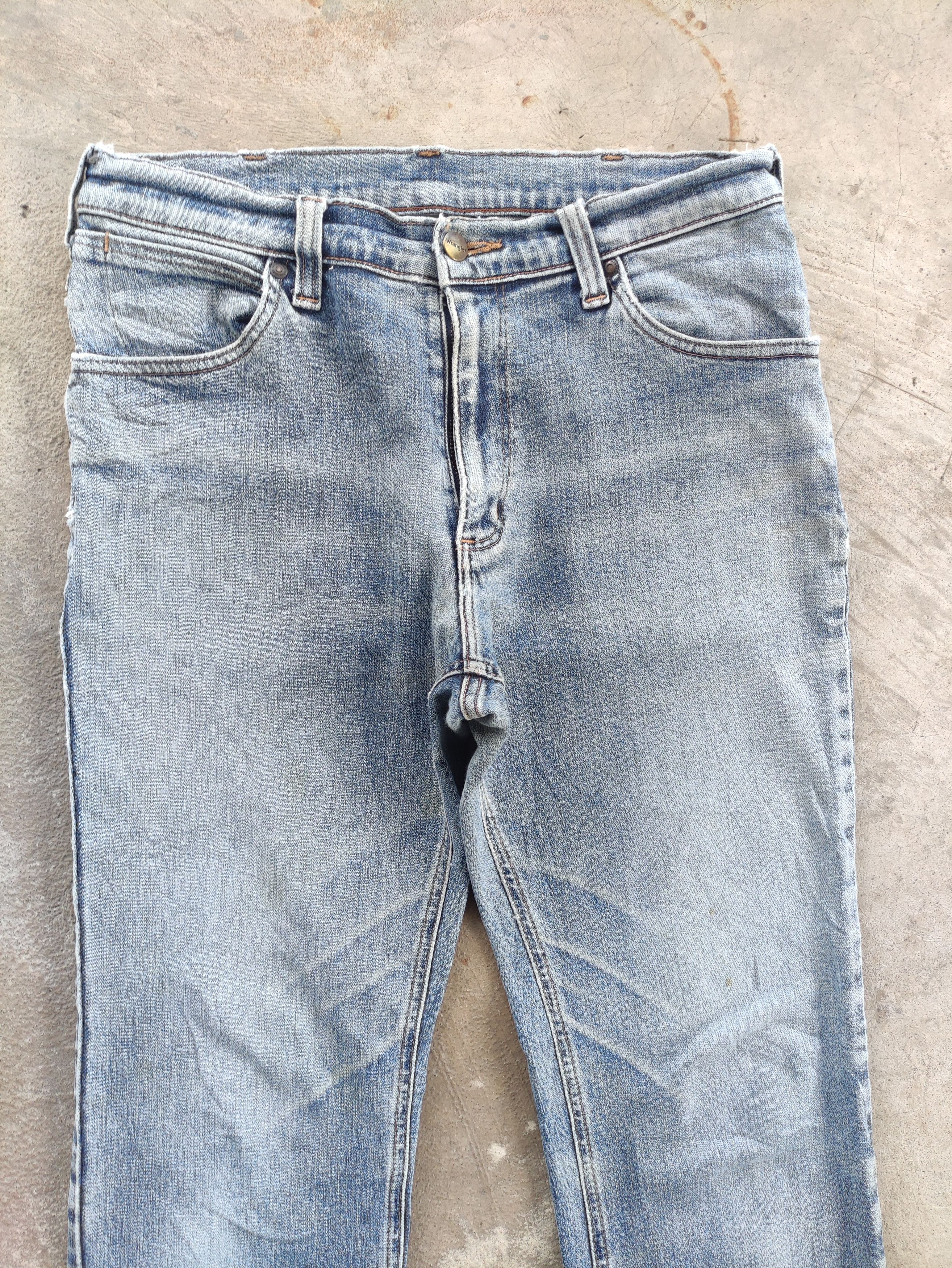 Wrangler Vintage Wrangler Jean Distressed Faded Denim waist 31 Size US 31 - 3 Thumbnail