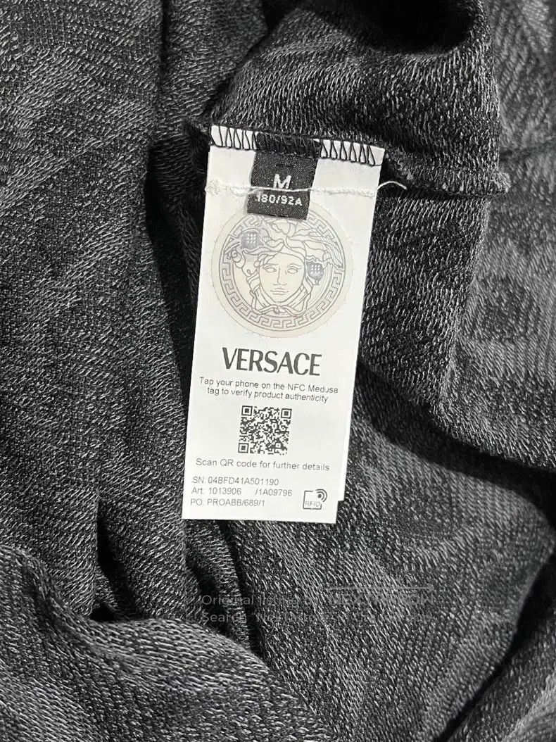 Versace Versace Patterned short-sleeved polo shirt Size US M / EU 48-50 / 2 - 7 Thumbnail