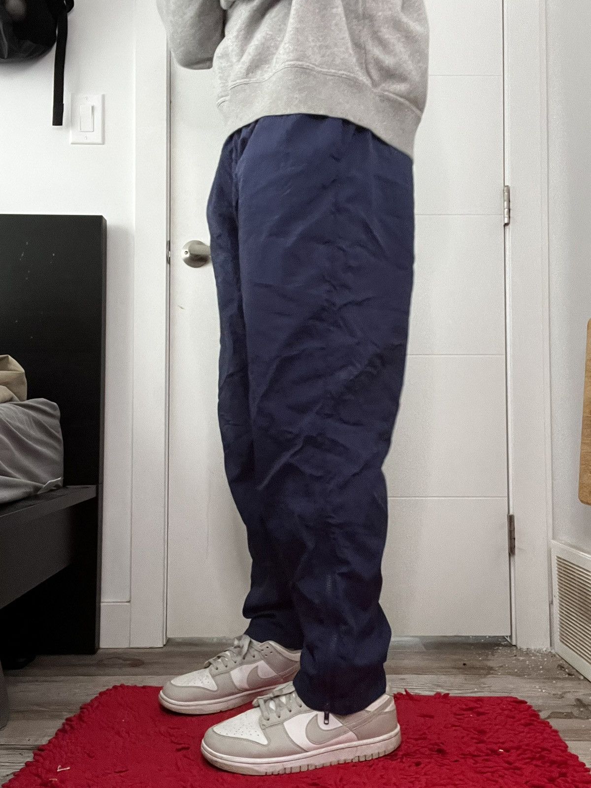 Designer × Nike × Vintage Navy Nike Trackpants Size US 36 / EU 52 - 3 Thumbnail