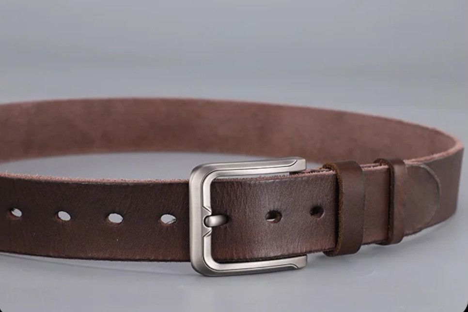 Japanese Brand × Leather Leather Belt for Men Size ONE SIZE - 3 Thumbnail