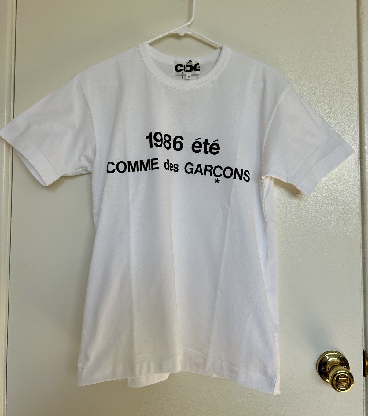 CDG CDG CDG × Comme des Garcons CDG Tee 1986 ete Comme des