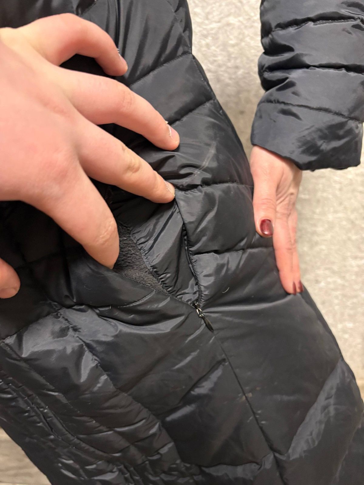 Moncler Moncler Long Black Puffer Coat | Kids 14/164, Fits Women's M Size S / US 4 / IT 40 - 9 Thumbnail
