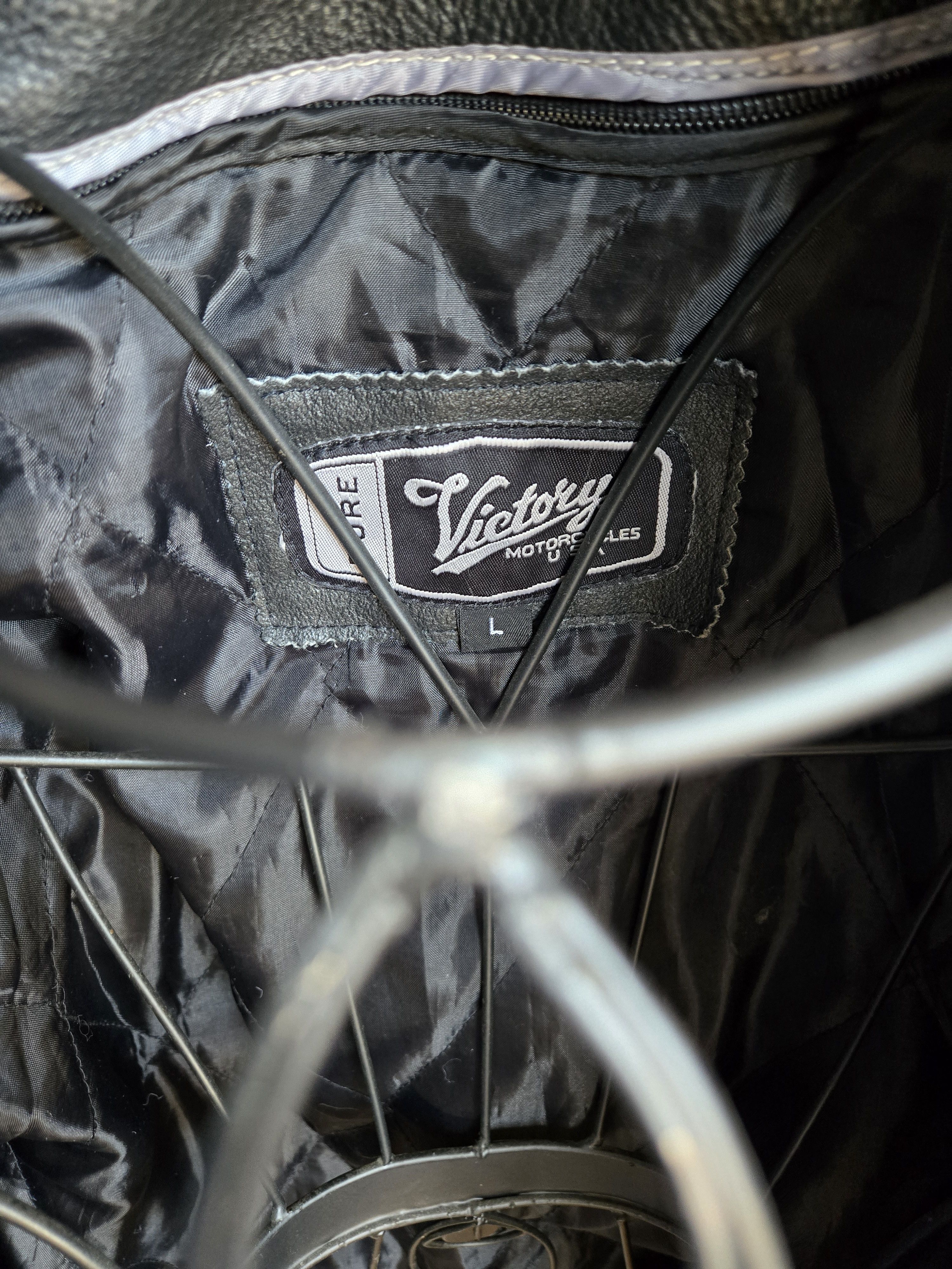 Victory Sportswear Leather motorcycle jacket Size L / US 10 / IT 46 - 6 Thumbnail