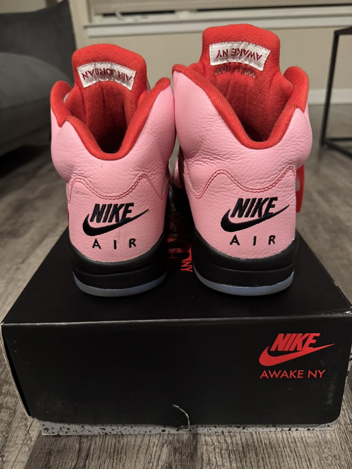 Awake NY × Jordan Brand Awake 5s Arctic Pink Size US 11 / EU 44 - 3 Thumbnail