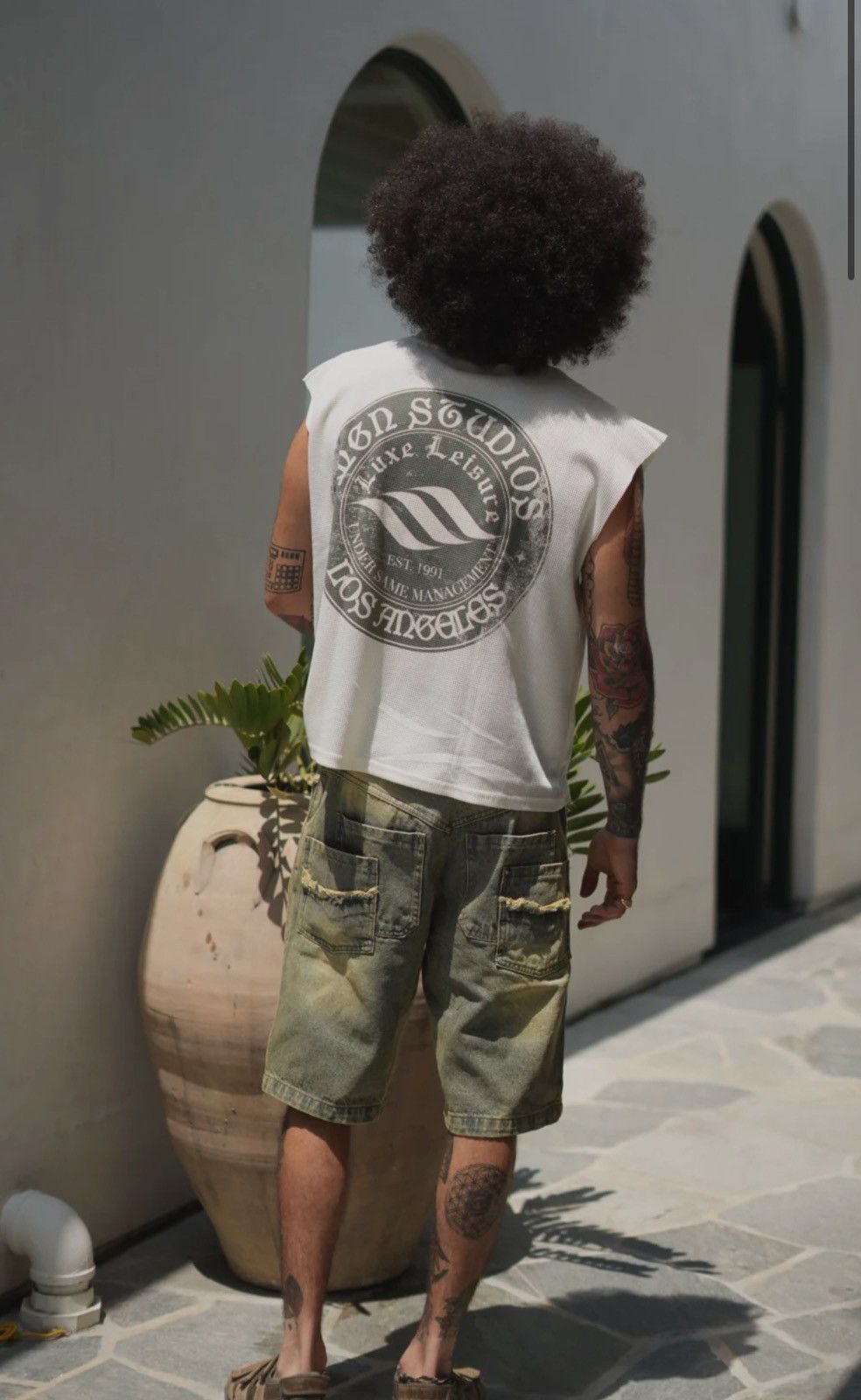 Japanese Brand Waffle Tank Size US L / EU 52-54 / 3 - 5 Thumbnail