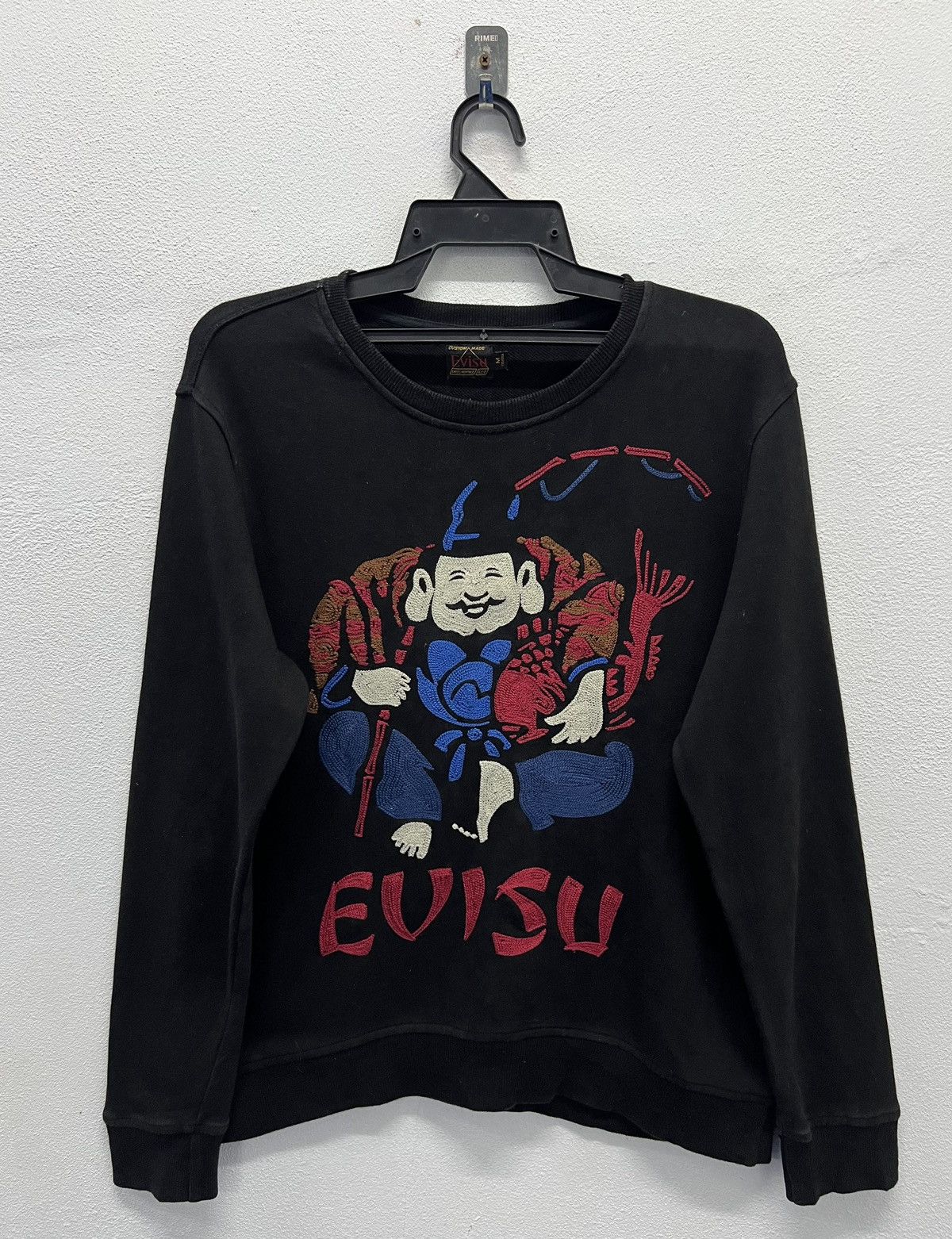 Evisu × Japanese Brand × Vintage Vintage Evisu Heritage Embroidered Daikokuten Sweatshirt Size US M / EU 48-50 / 2 - 1 Thumbnail