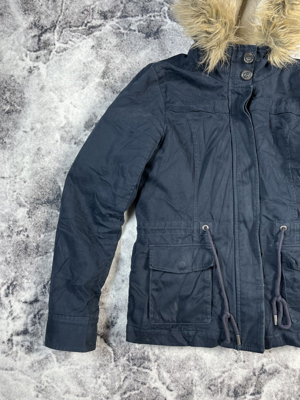 Abercrombie & Fitch Abercrombie & Fitch Fur Jacket Size L / US 10 / IT 46 - 2 Thumbnail