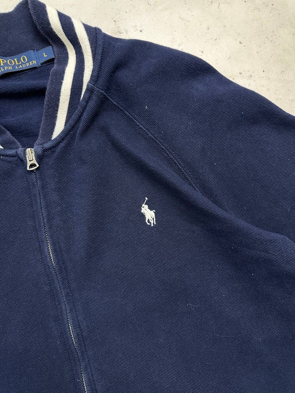 Vintage Vintage Polo Ralph Lauren Cotton Bomber Jacket Y2K Size US L / EU 52-54 / 3 - 5 Thumbnail