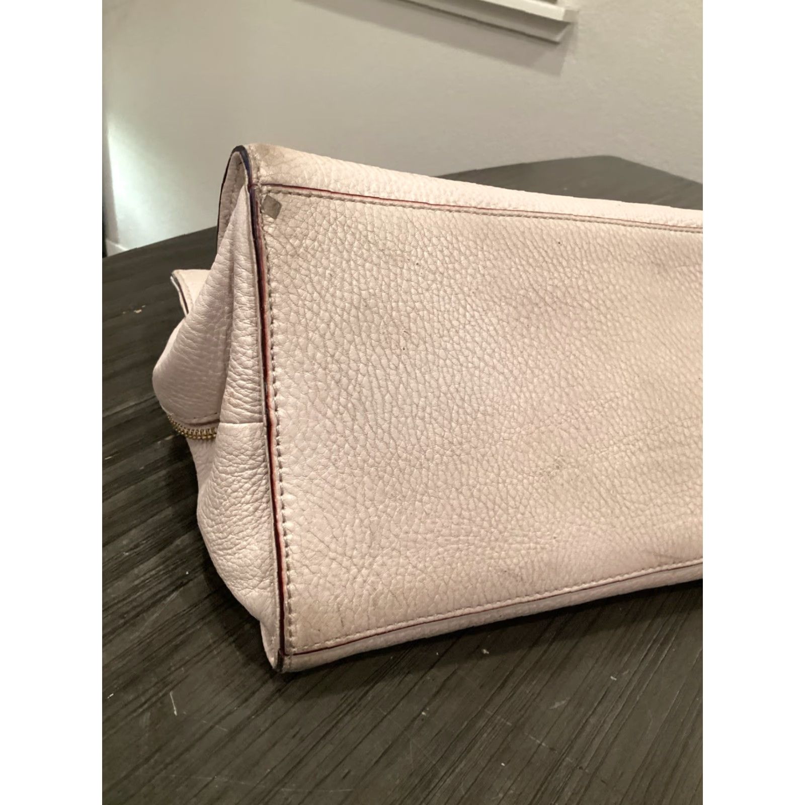 Vintage KATE SPADE Leather Satchel Handbag Pink Women Size ONE SIZE - 4 Thumbnail