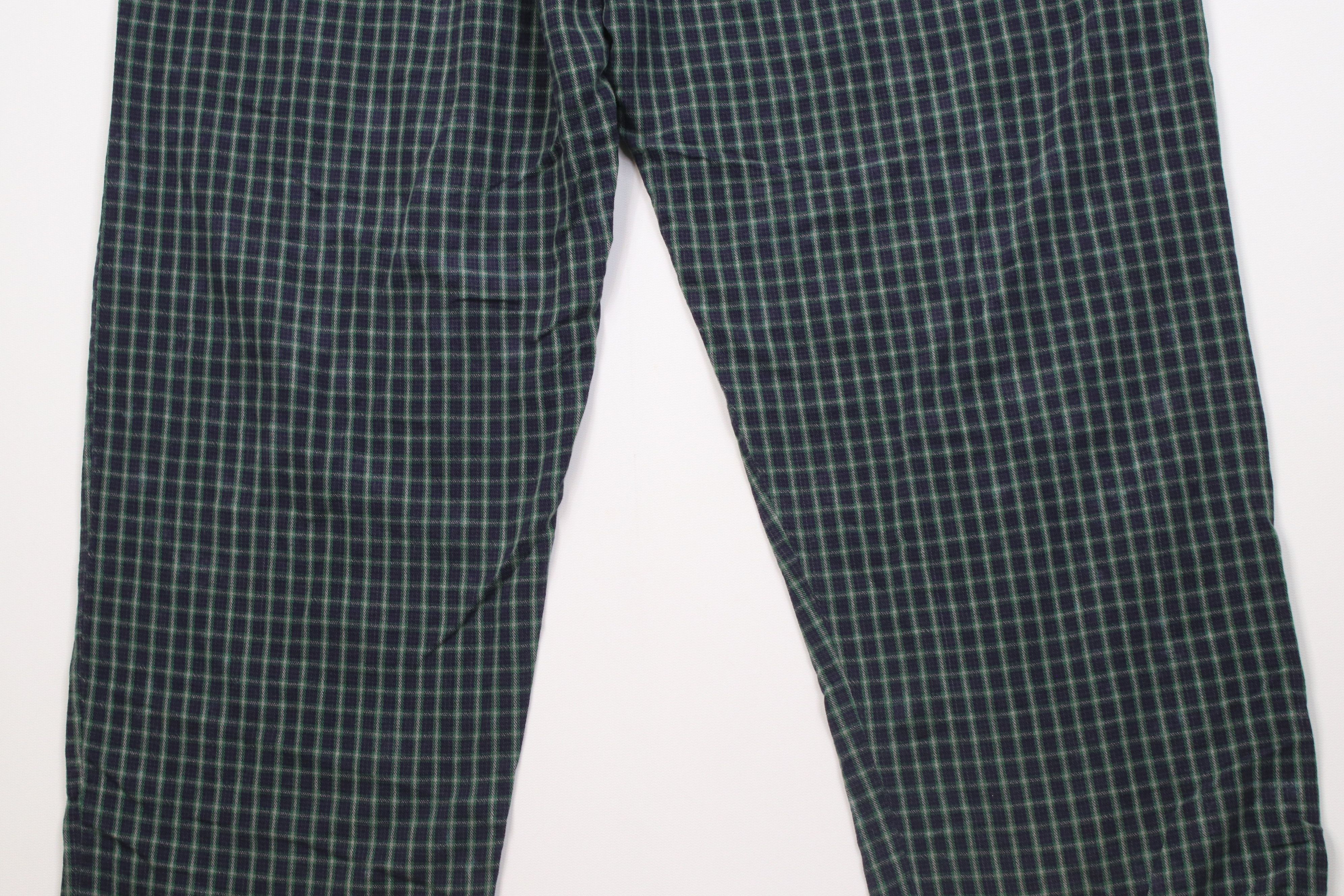 J.Crew Vintage 90s J Crew Oarsman Wide Leg Flannel Pajamas Pants Size US 36 / EU 52 - 12 Thumbnail
