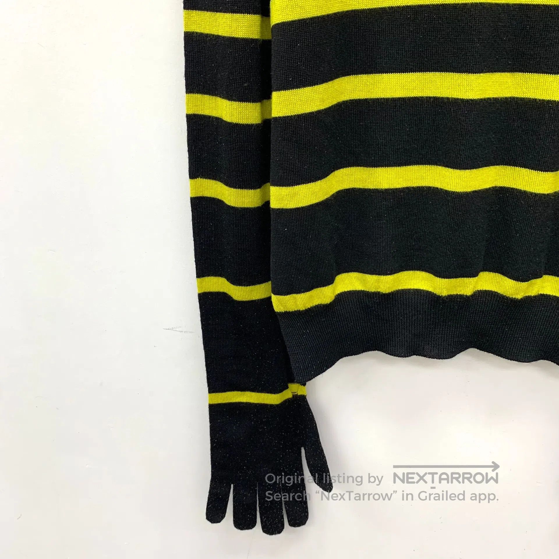 Loewe Loewe Multicolor Stripe Knit Wool Round Neck Long Sleeve S Size L / US 10 / IT 46 - 4 Thumbnail
