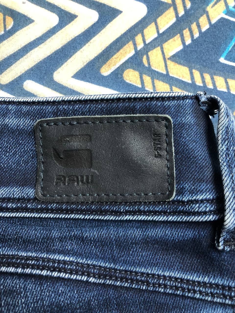 G-Star × Vintage G-Star Raw Y2K faded distressed denim ripped Jeans Size 30" / US 8 / IT 44 - 6 Thumbnail