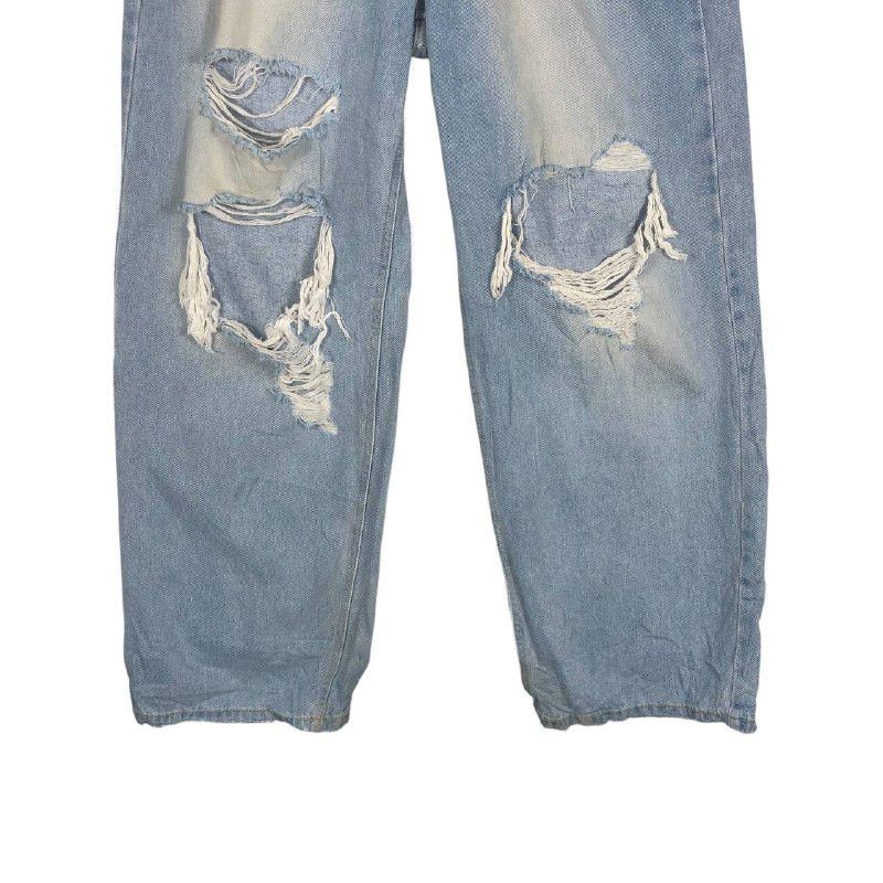 Jean × Vintage Vintage " Roft " Distressed Ripped Baggy jeans Size 32" / US 10 / IT 46 - 3 Thumbnail