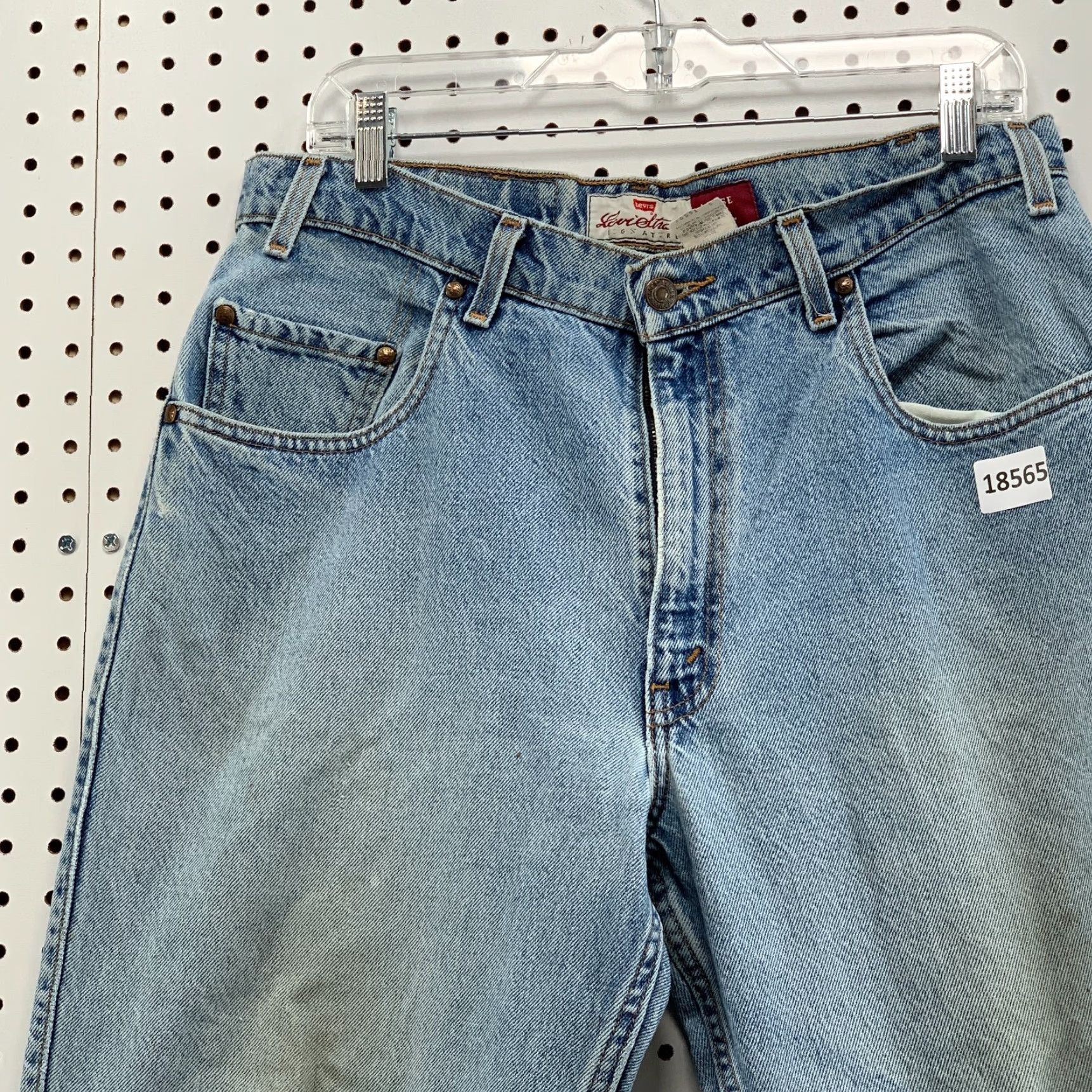 Levi's VINTAGE Levi's 545 Blue Denim Jeans Relaxed Fit Mens 33x29 Tapered Brown Tab Size US 33 - 6 Thumbnail