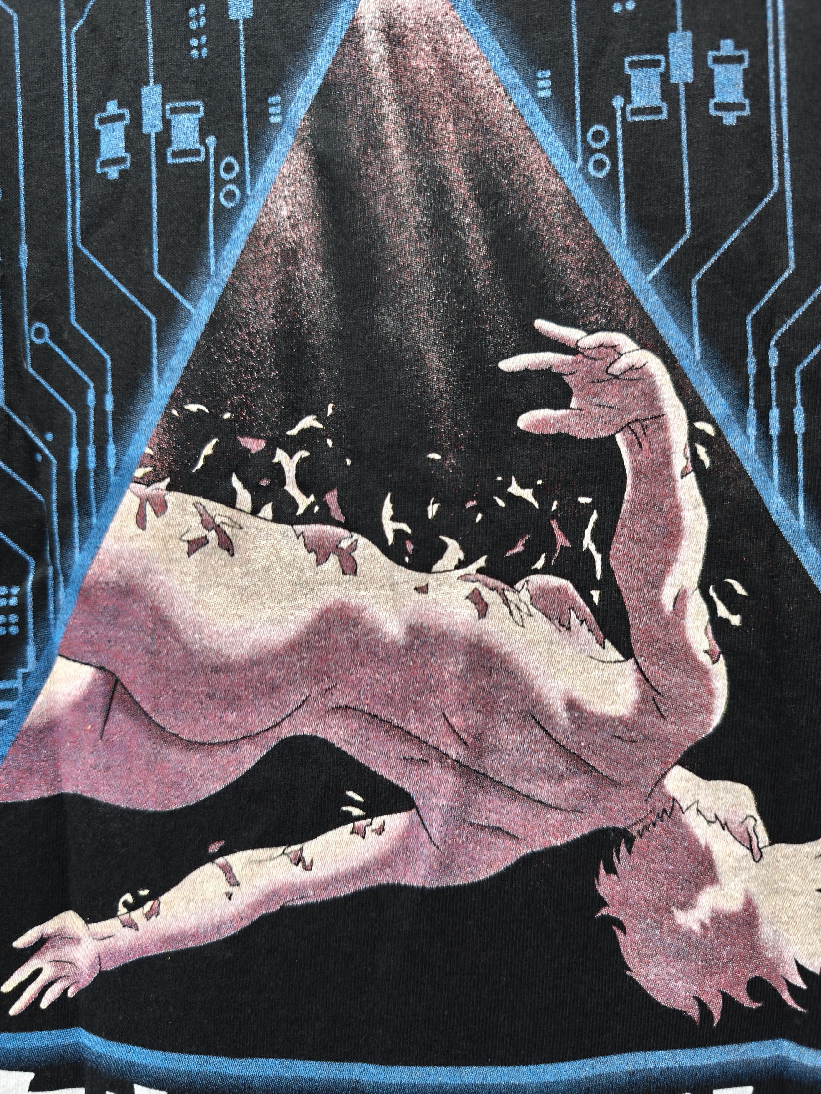 Anime Ghost In The Shell Around The Cyborg T-shirt Size US XL / EU 56 / 4 - 12 Thumbnail