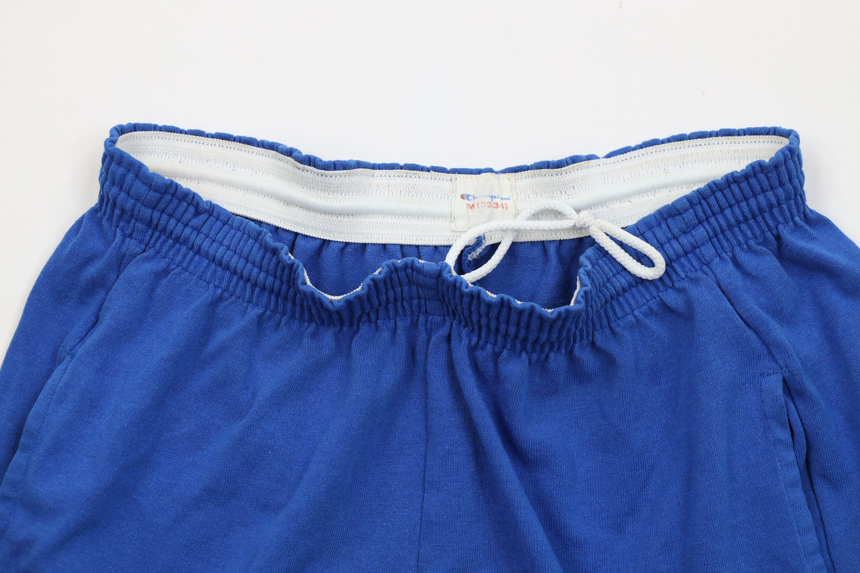 Champion Vintage 90s Champion Faded Above Knee Dad Shorts Royal Blue Size US 32 / EU 48 - 2 Thumbnail