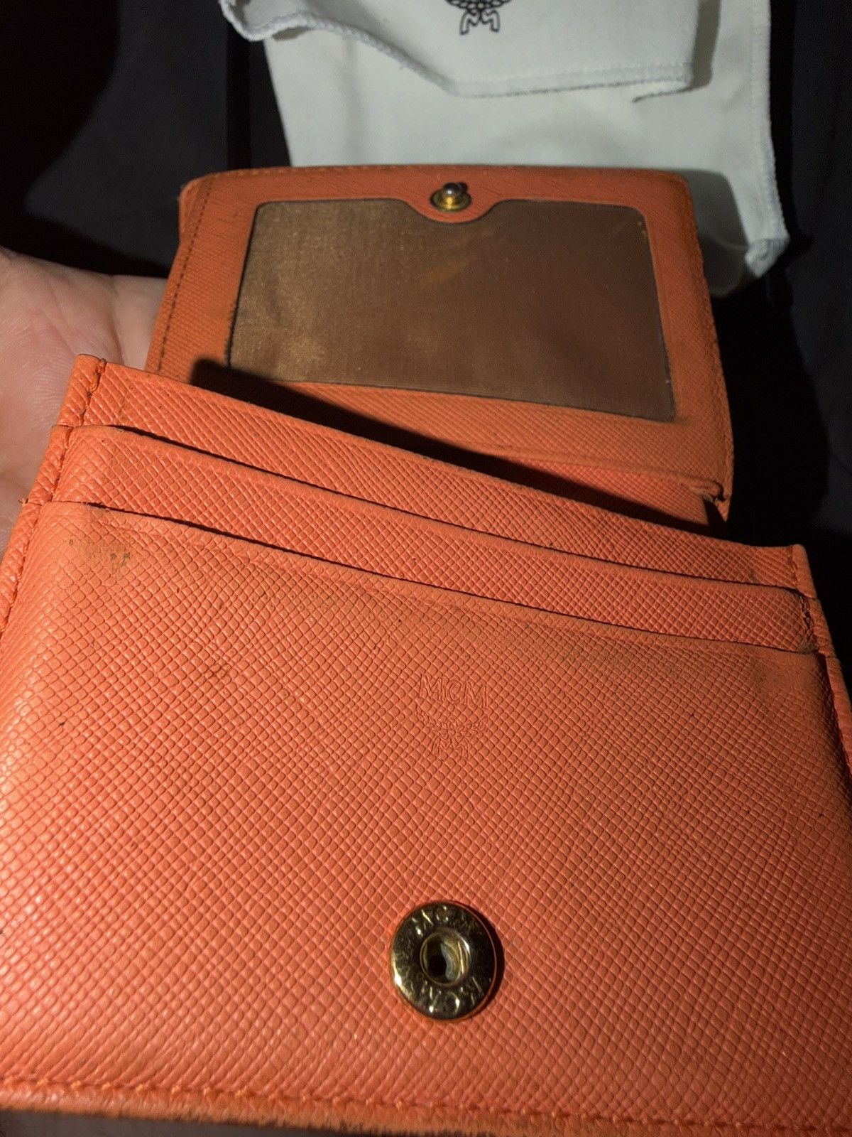 MCM MCM Wallet - Cognac & Orange with ID & Cash Compartment Size ONE SIZE - 8 Thumbnail