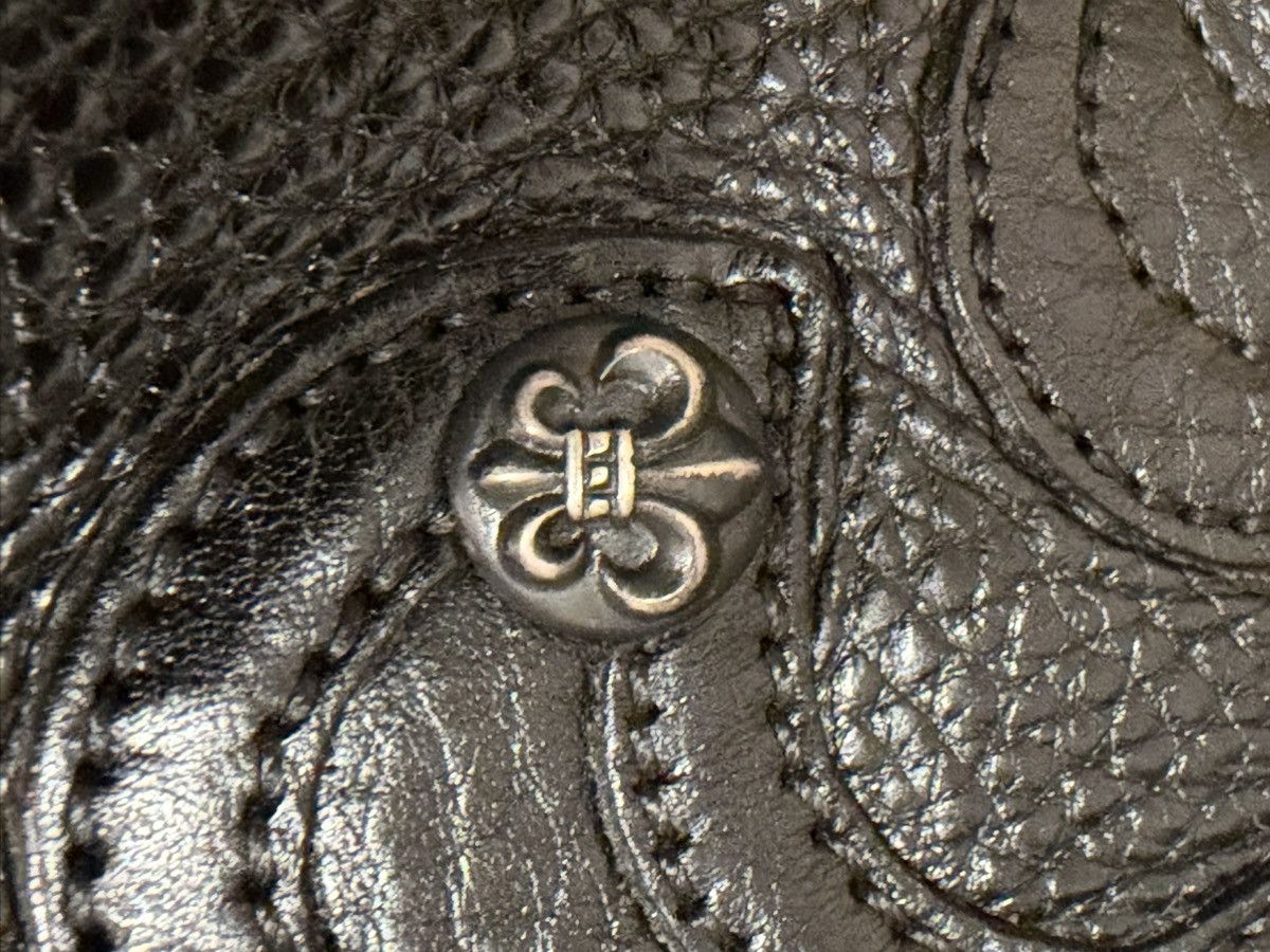 Chrome Hearts Chrome Hearts Black Fleur Patch Tote Bag Size ONE SIZE - 10 Thumbnail