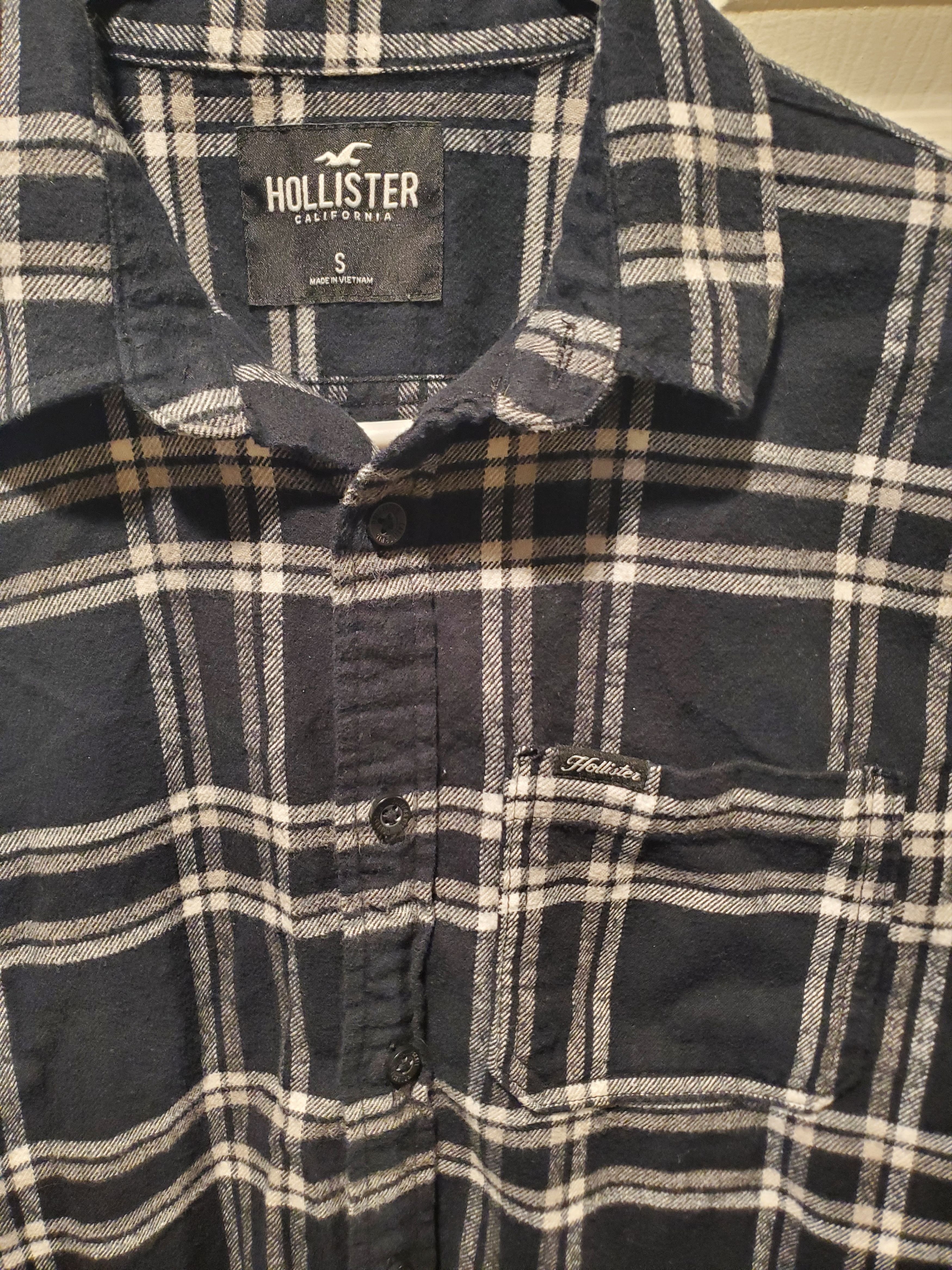 Hollister Black + White Hollister Flannel-size S Size US S / EU 44-46 / 1 - 2 Thumbnail