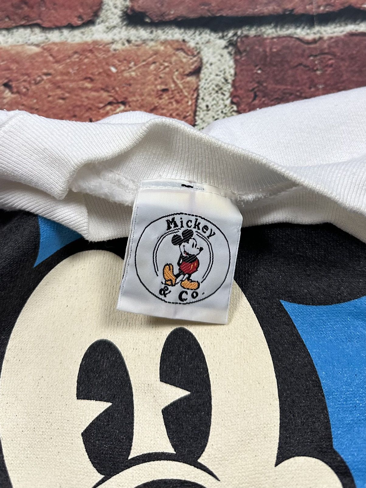 Mickey & Co. Vintage Walt Disney Mickey Mouse Shadow Graphic Sweatshirt Size US XL / EU 56 / 4 - 7 Thumbnail
