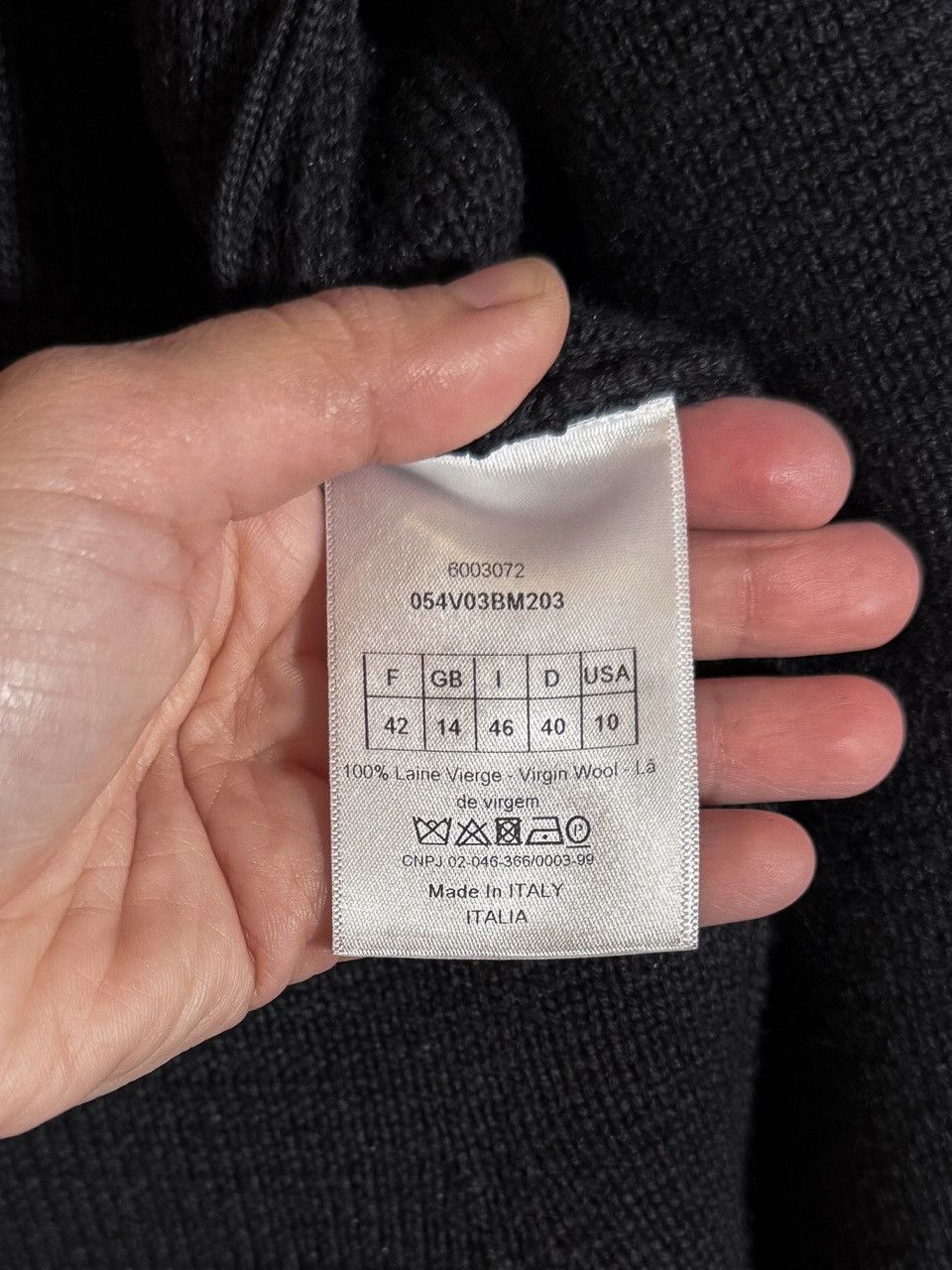 Dior Dior 30 Montaigne Bar Black Wool Knit Blazer Jacket Size M / US 6-8 / IT 42-44 - 8 Thumbnail