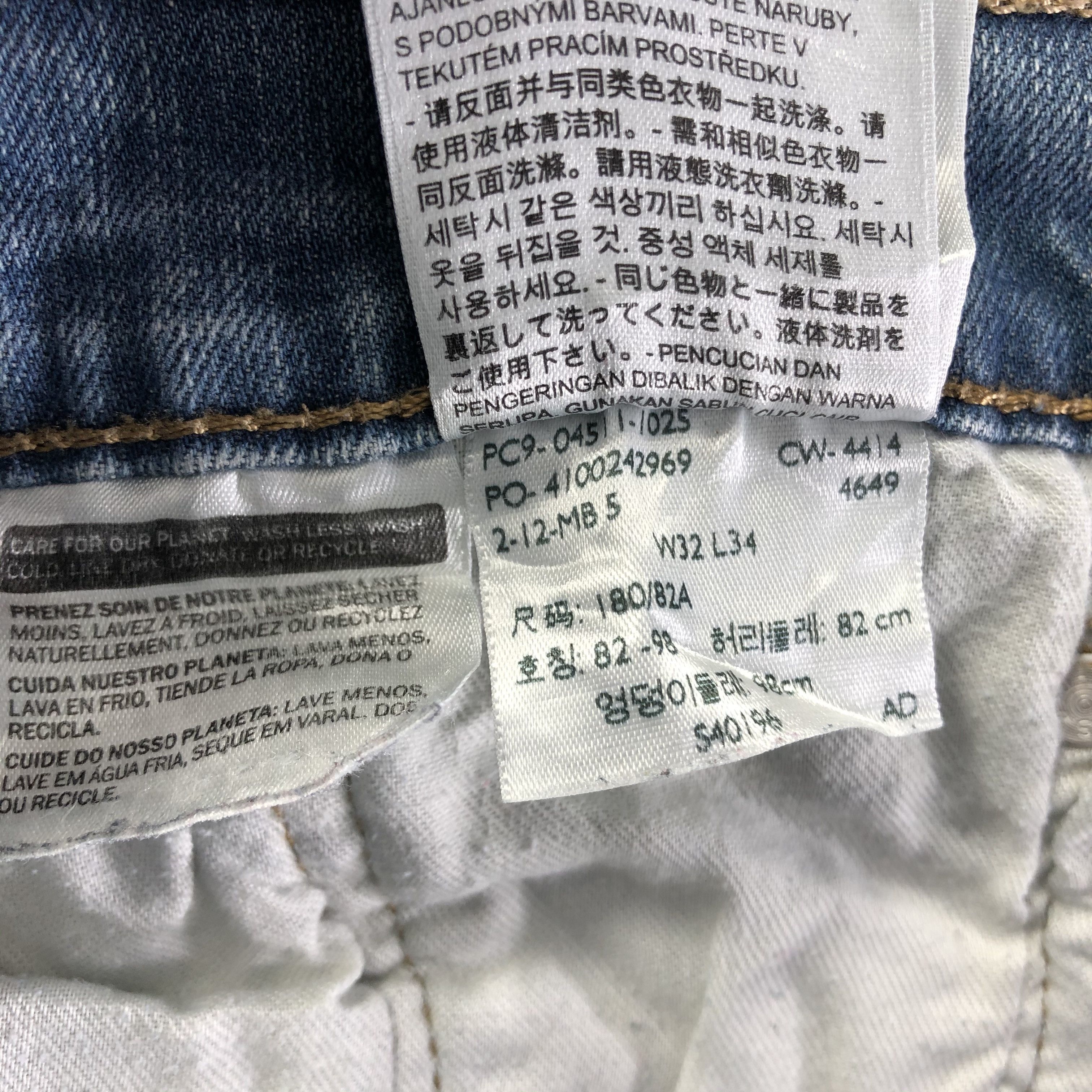 Levi's Vintage Blue Wash Levis 511 Jeans-J4172 Size US 31 - 11 Thumbnail