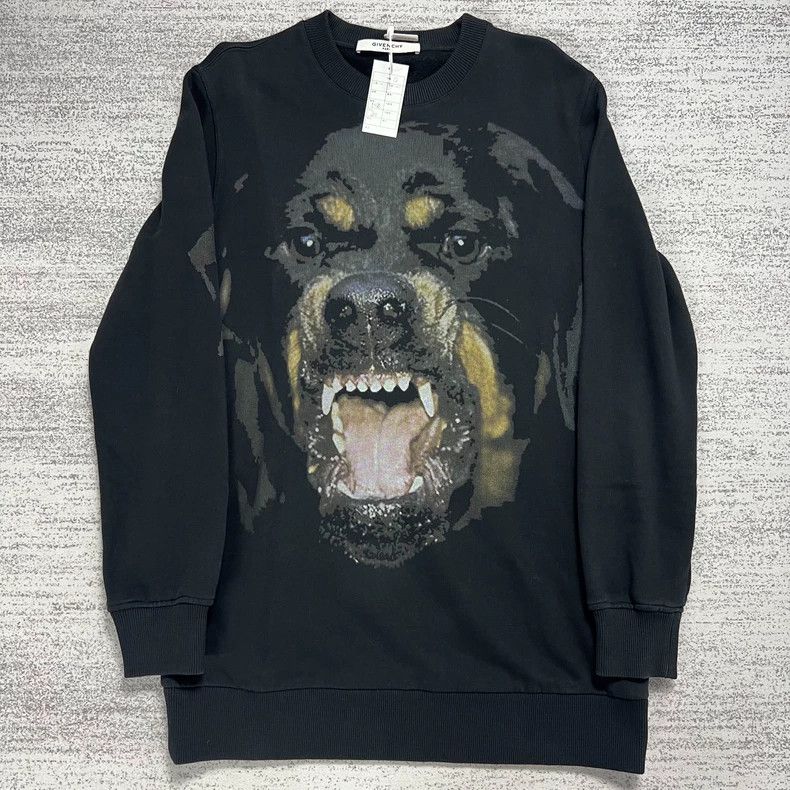 Givenchy Givenchy Black big dog head sweater Size US S / EU 44-46 / 1 - 1 Thumbnail