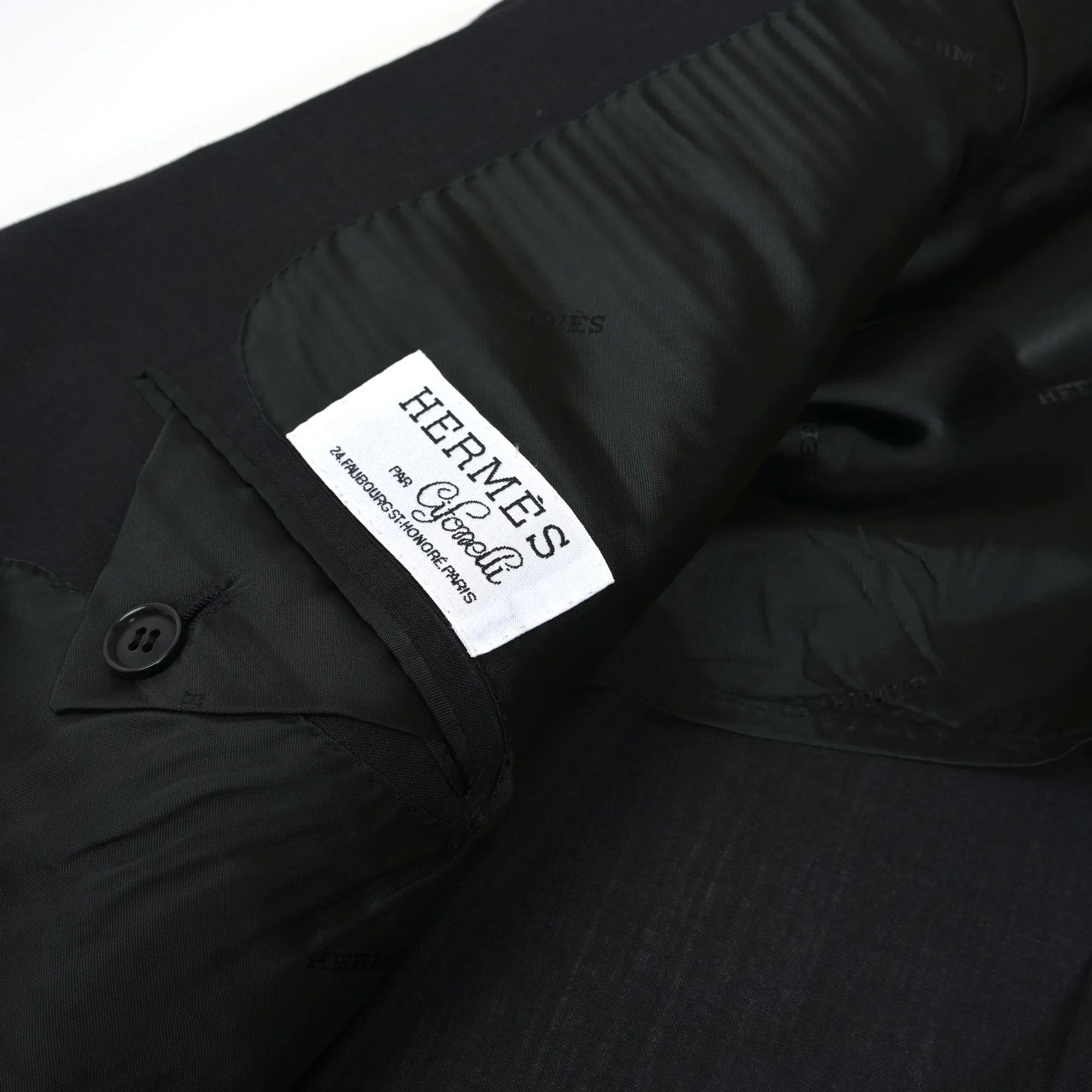 Cifonelli HERMÈS by CIFONELLI unlined double-breasted bespoke jacket Size 48R - 10 Thumbnail