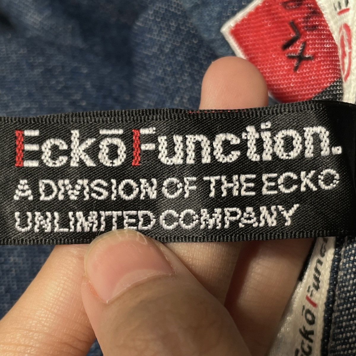 Ecko Unltd. × Vintage Vintage Brand Ecko Hip Hop Baggy Denim Shirt 2000s Size US L / EU 52-54 / 3 - 13 Thumbnail