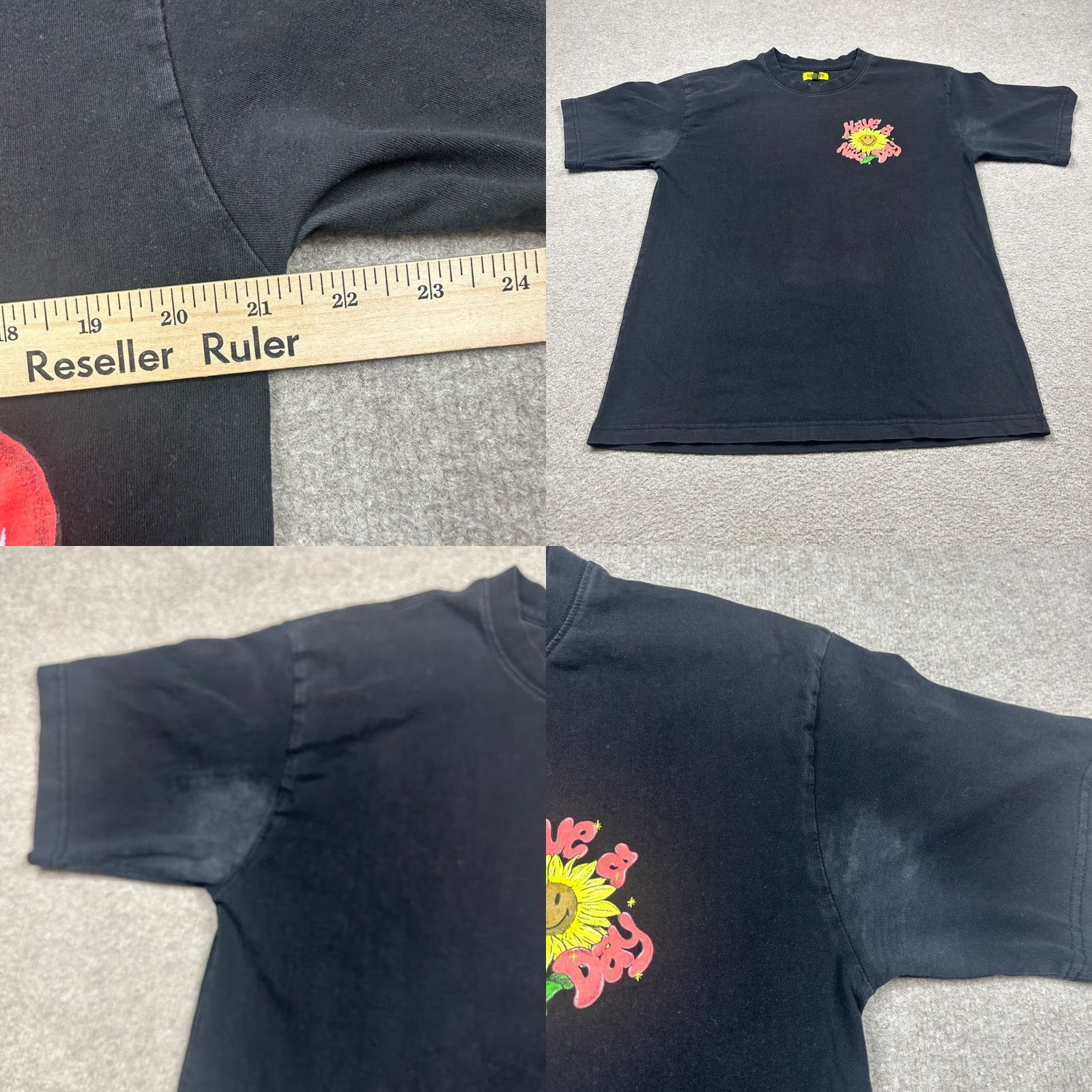 Vintage Chinatown Market Shirt Mens Black Short Sleeve Crew Neck Graphic Tee Size US L / EU 52-54 / 3 - 8 Thumbnail