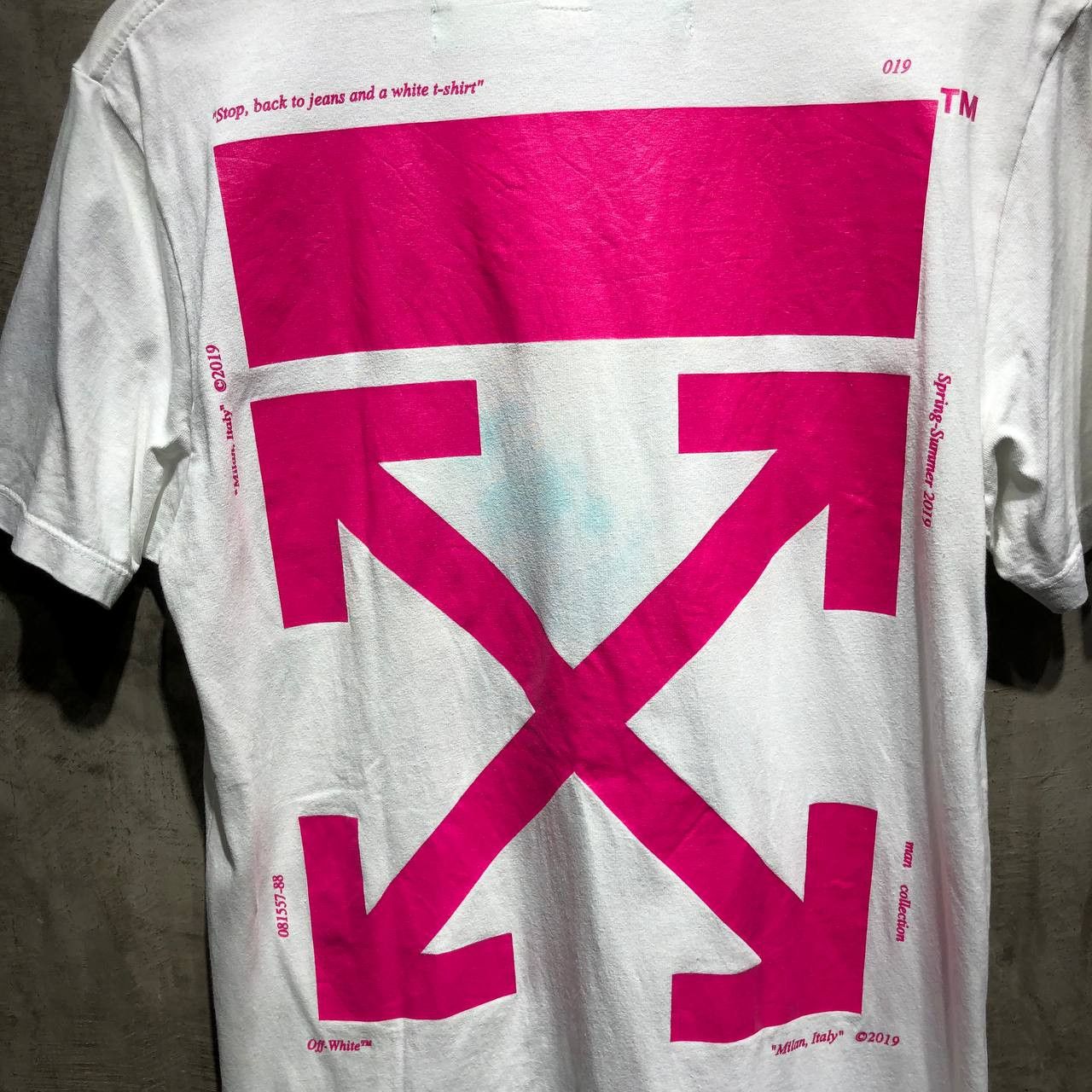 Off-White Off-White Bart Simpson “Don’t Have a Cow Man” Embroiderd tee Size US S / EU 44-46 / 1 - 5 Thumbnail