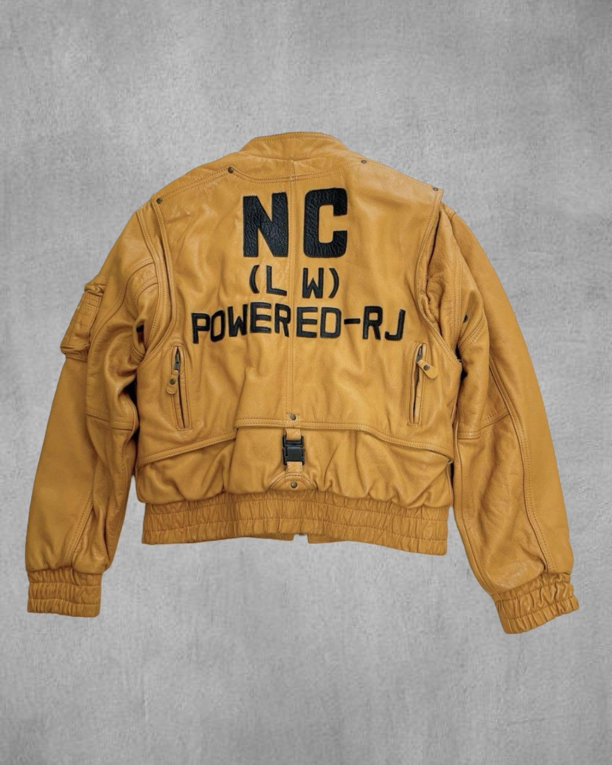 80s KADOYA NEW CONCEPTER leather JKT