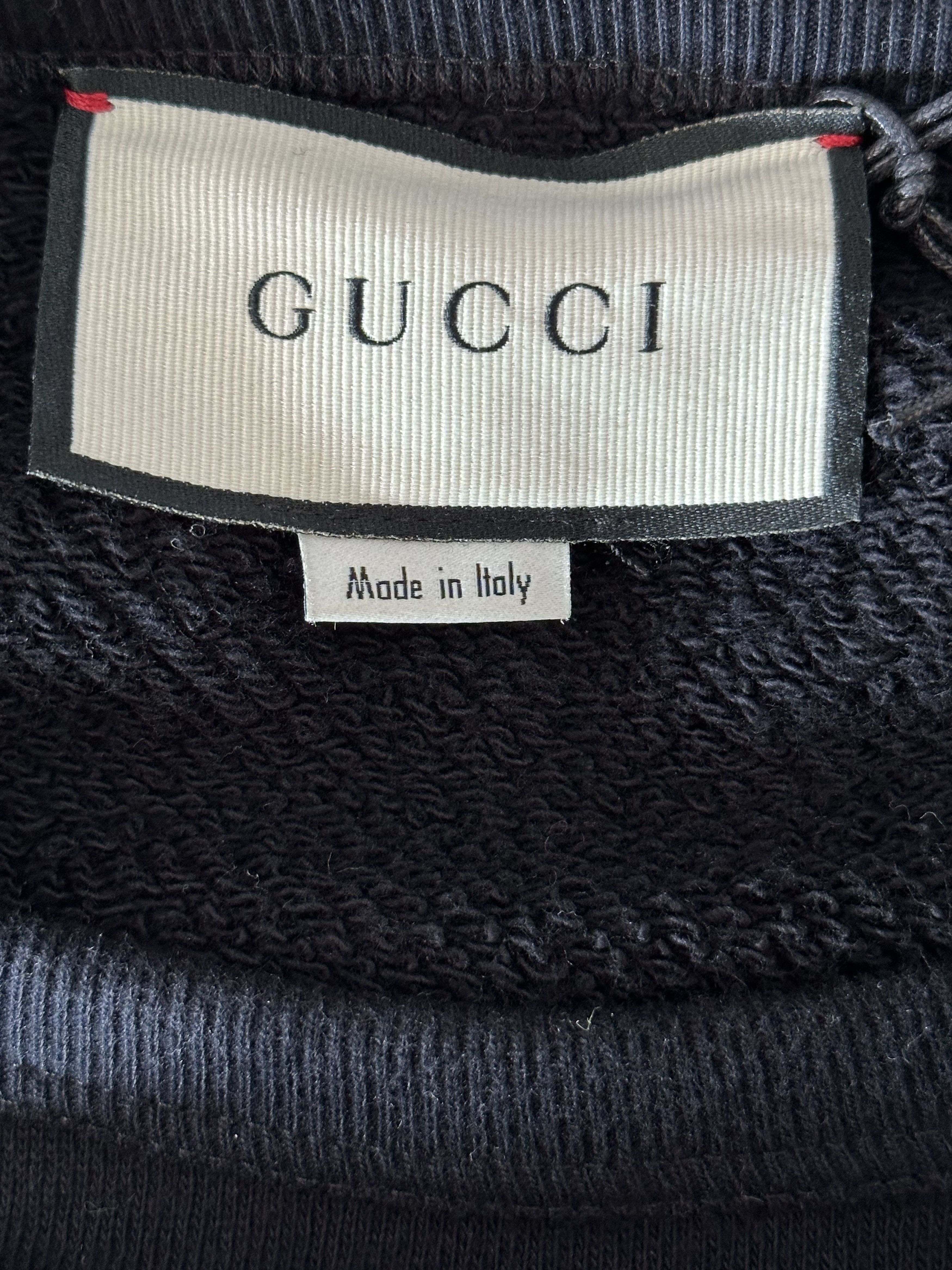 Gucci Gucci Black & Yellow Bootleg logo Sweater Size US XXL / EU 58 / 5 - 3 Thumbnail