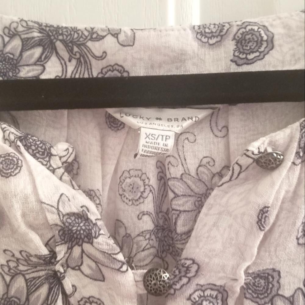 Lucky Brand Lucky Brand Blouse Size XS Size XS / US 0-2 / IT 36-38 - 3 Thumbnail