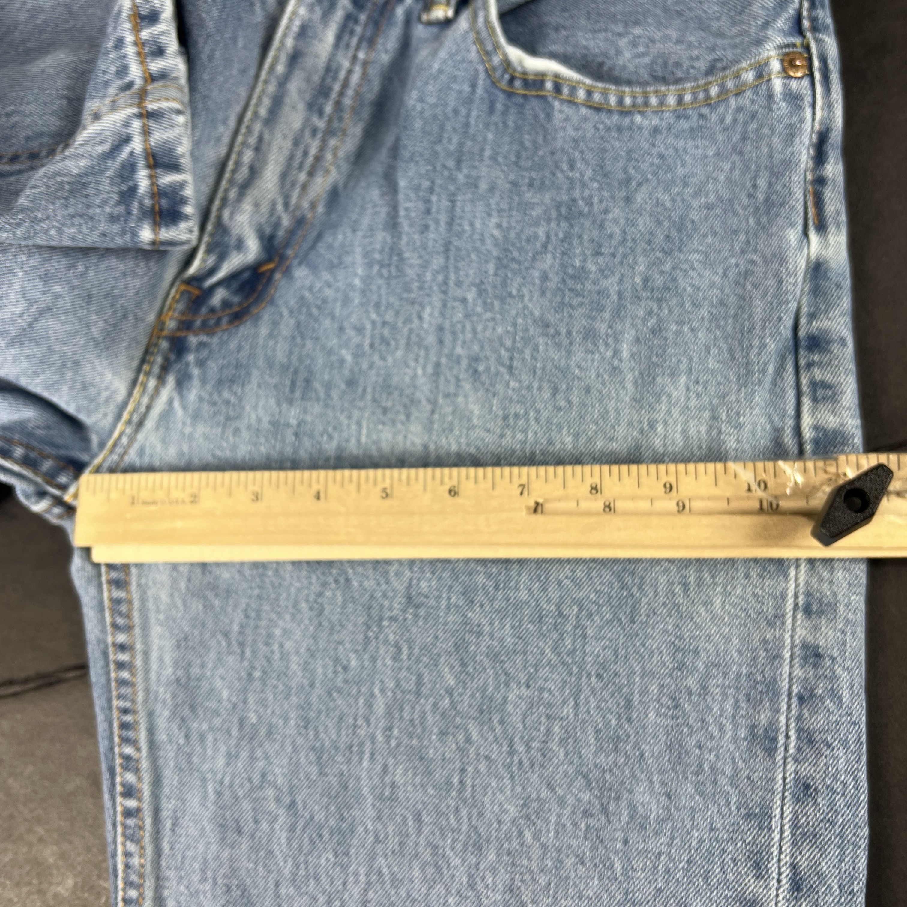 Levi's Levi's Jeans 505 Straight Leg Blue Faded Cotton Denim Size US 32 / EU 48 - 21 Thumbnail