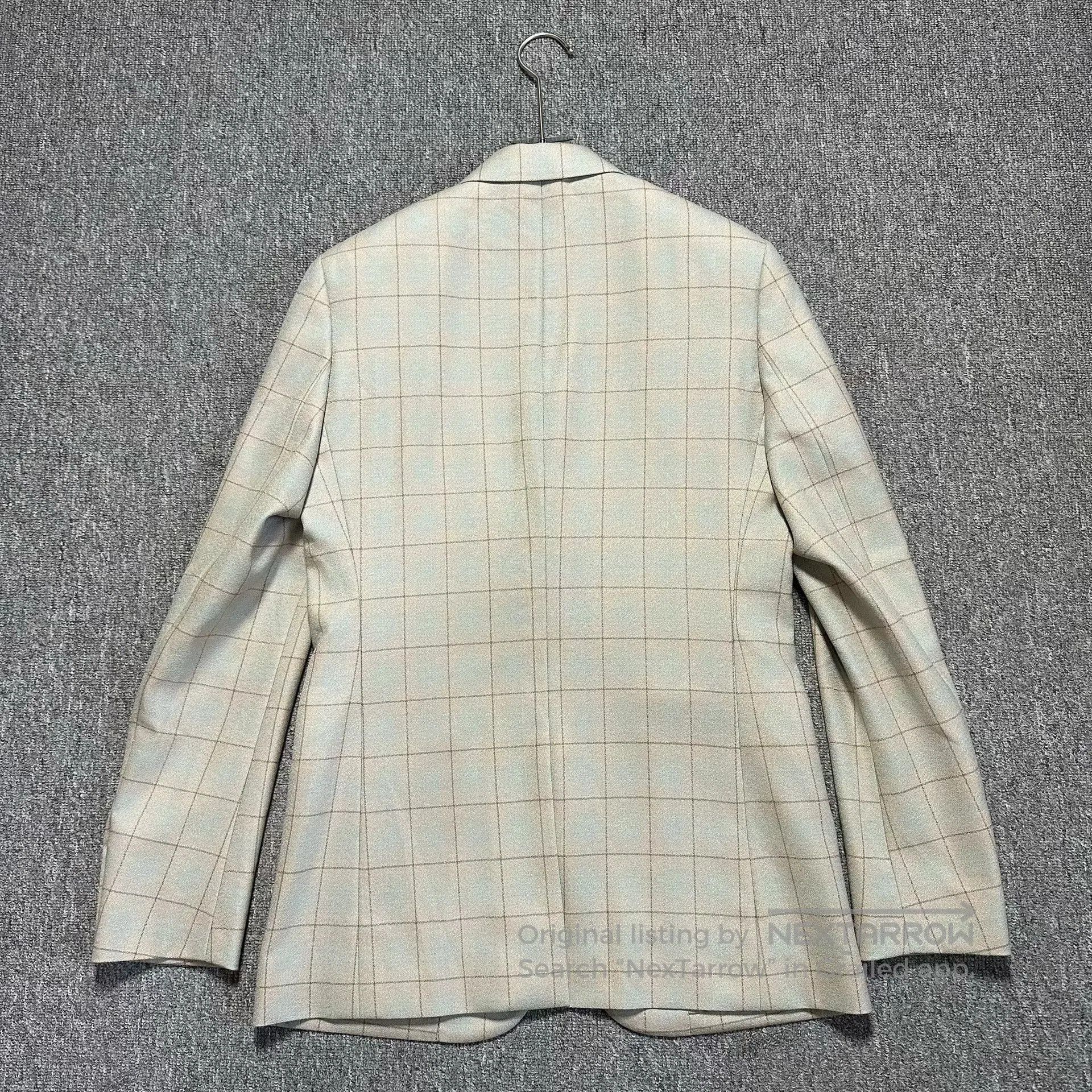 Dior Dior Man 23FW Beige Plaid Wool Suit. Size US S / EU 44-46 / 1 - 3 Thumbnail
