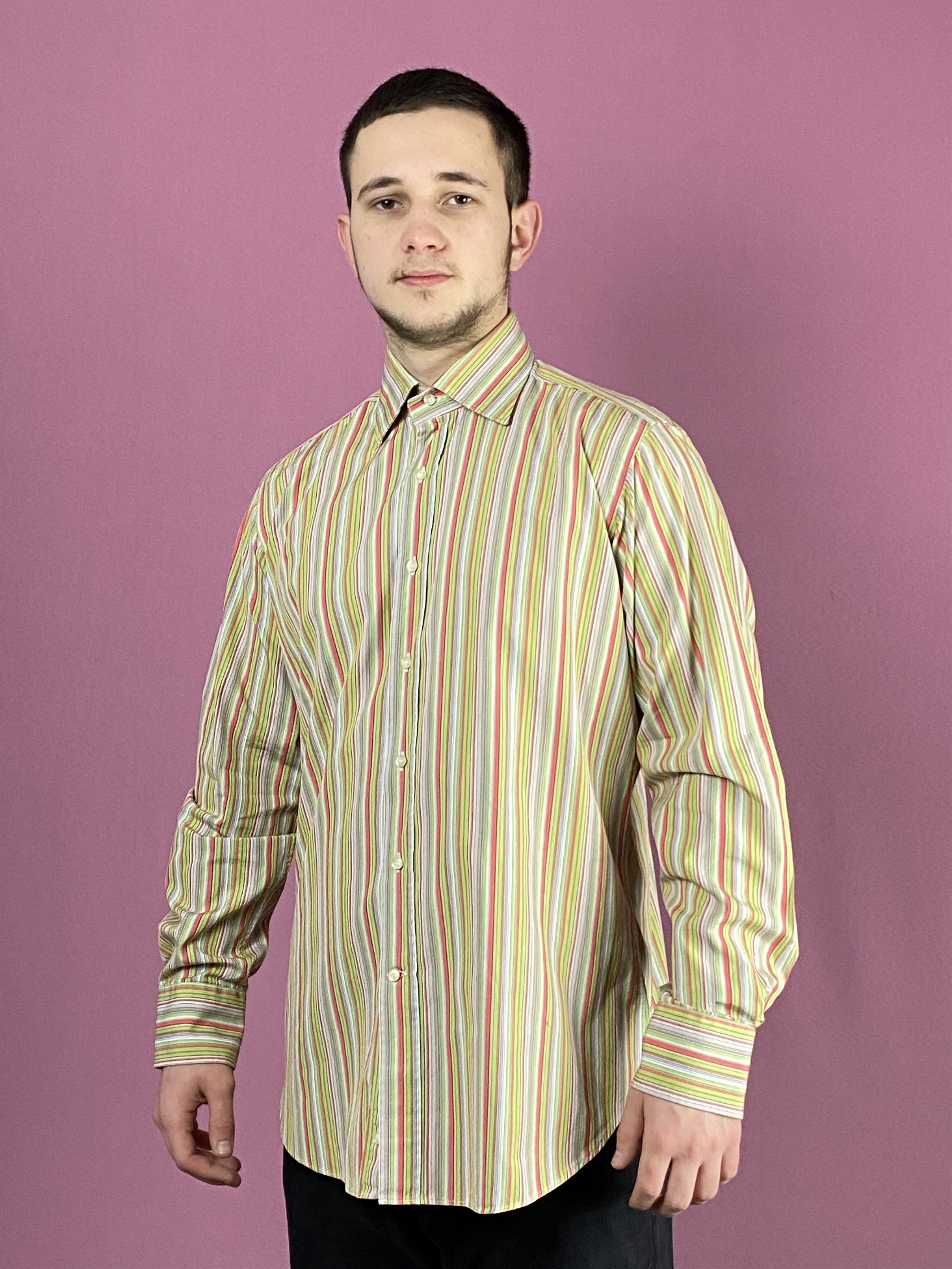Etro Etro Vintage Men's Spriped Shirt - M Size US M / EU 48-50 / 2 - 2 Thumbnail