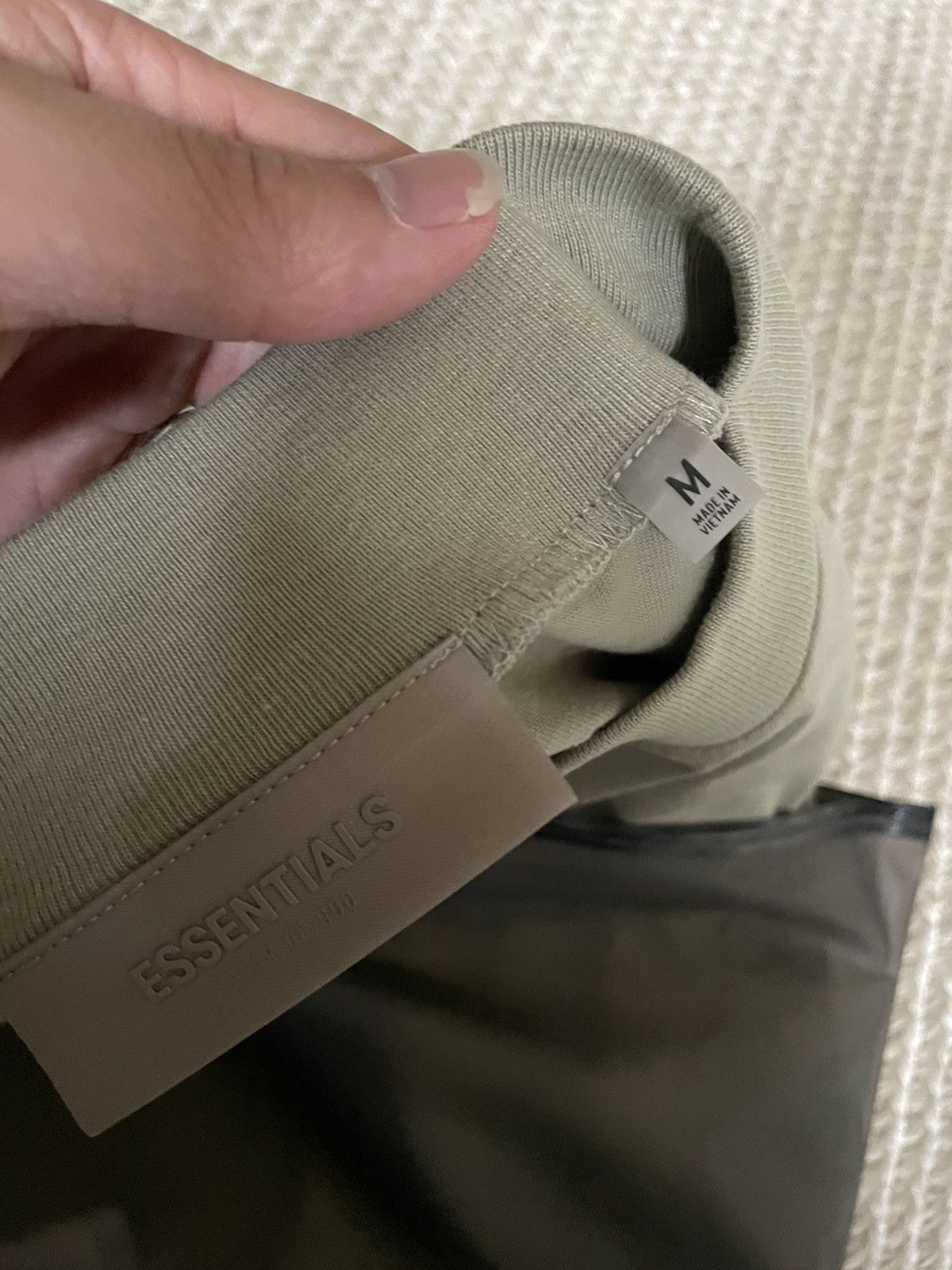 Essentials × Fear of God Fear of God Essentials Seafoam Green Short Sleeve T-Shirt Size US M / EU 48-50 / 2 - 3 Thumbnail