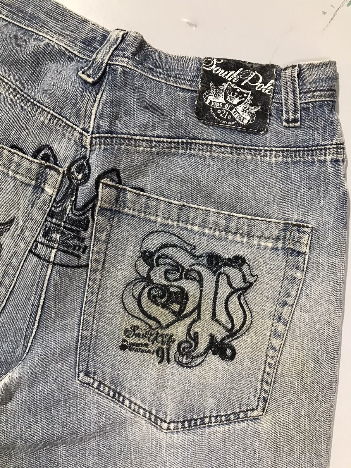Southpole Vintage Southpole embroidered denim Size US 36 / EU 52 - 12 Thumbnail