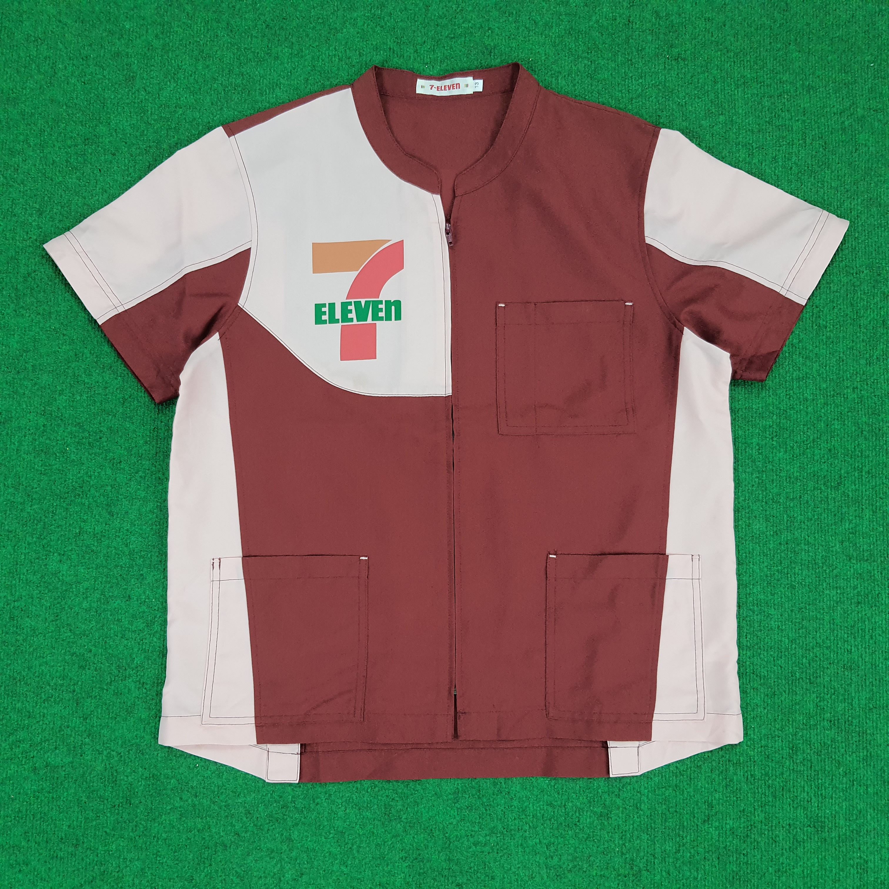 Japanese Brand × Vintage Vintage 7 Eleven Staff Uniform Jacket Size US M / EU 48-50 / 2 - 1 Thumbnail
