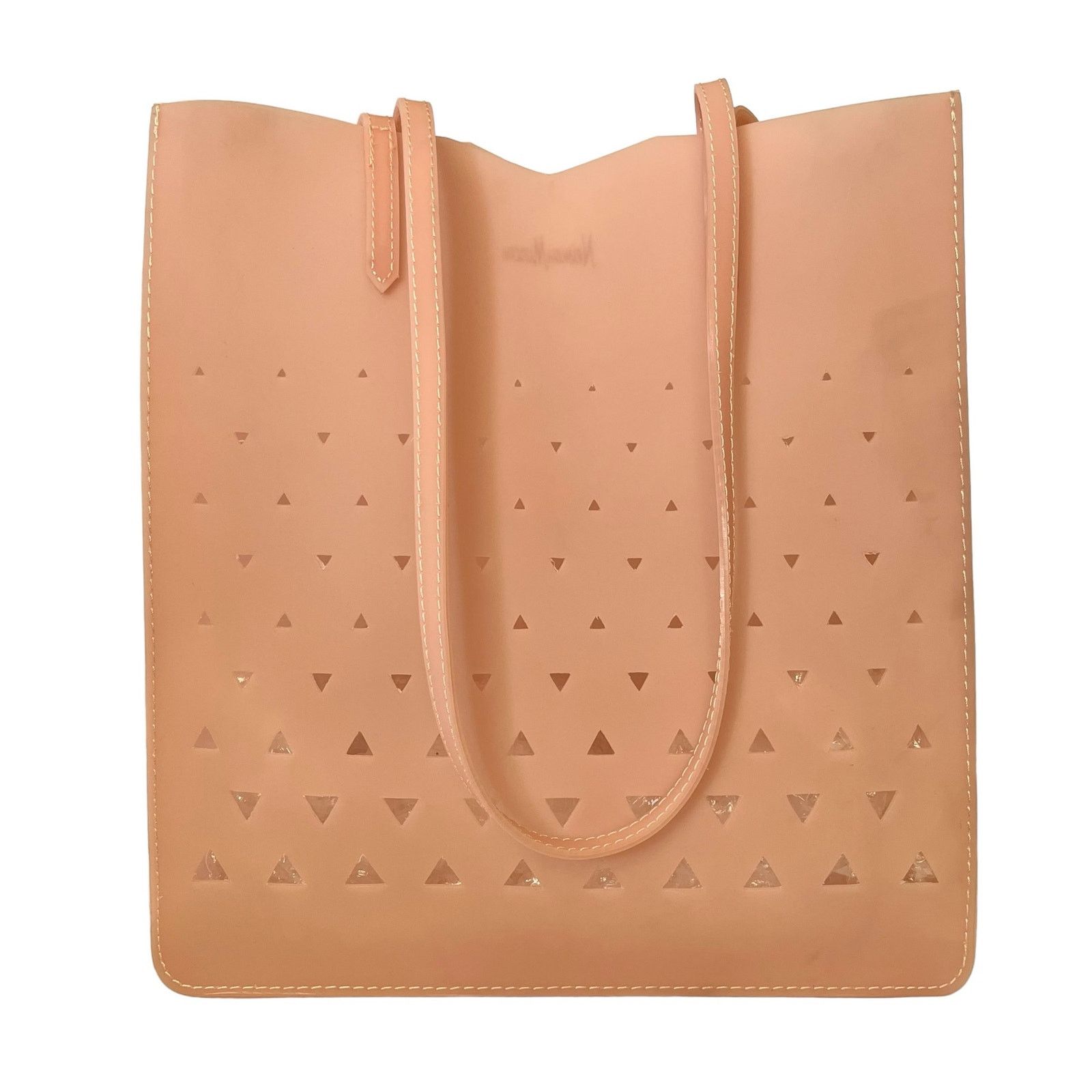 Eddie Borgo Eddie Borgo x Neiman Marcus Pink Jelly Tote Bag Rubber Purse Size ONE SIZE - 3 Thumbnail