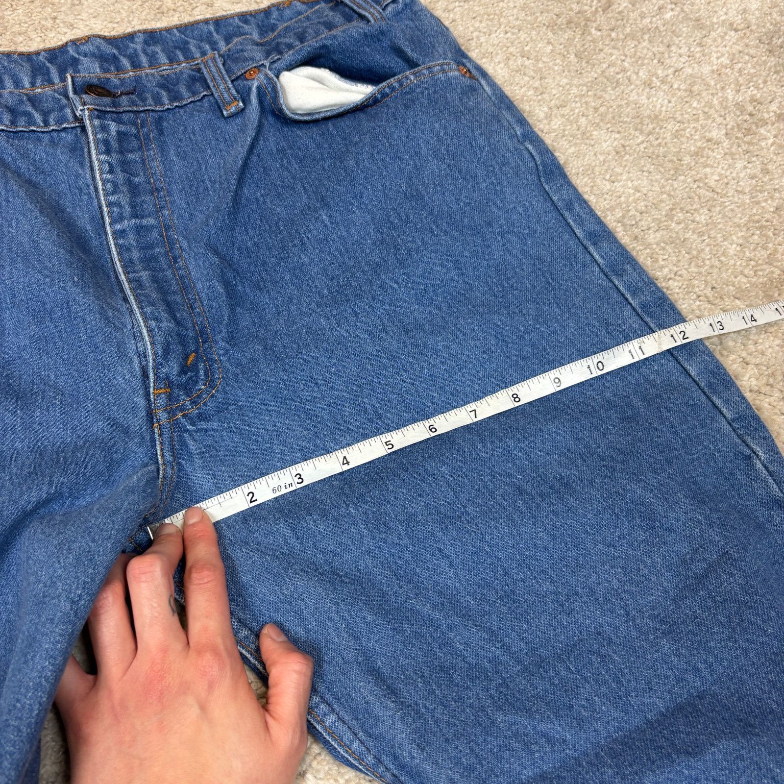 Levi's Vintage 90s Levi's 505 Orange Tab Jeans Men's 38x30 (36x30) Size US 38 / EU 54 - 7 Thumbnail