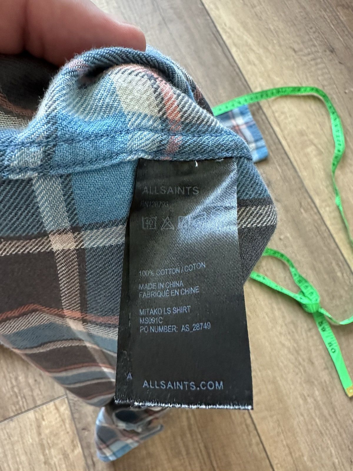Allsaints × Vintage Shirts Allsaints multicolour long sleeve size S Size US S / EU 44-46 / 1 - 10 Thumbnail