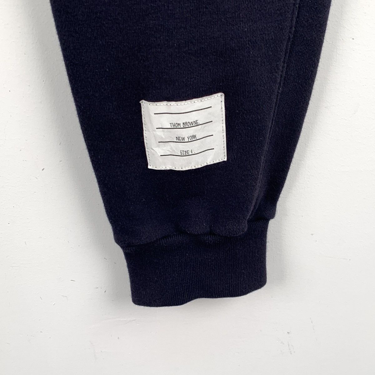 Thom Browne Thom Browne Dark Blue Classic 4-Bar Casual Sweatpants K26WX Size US 32 / EU 48 - 5 Thumbnail