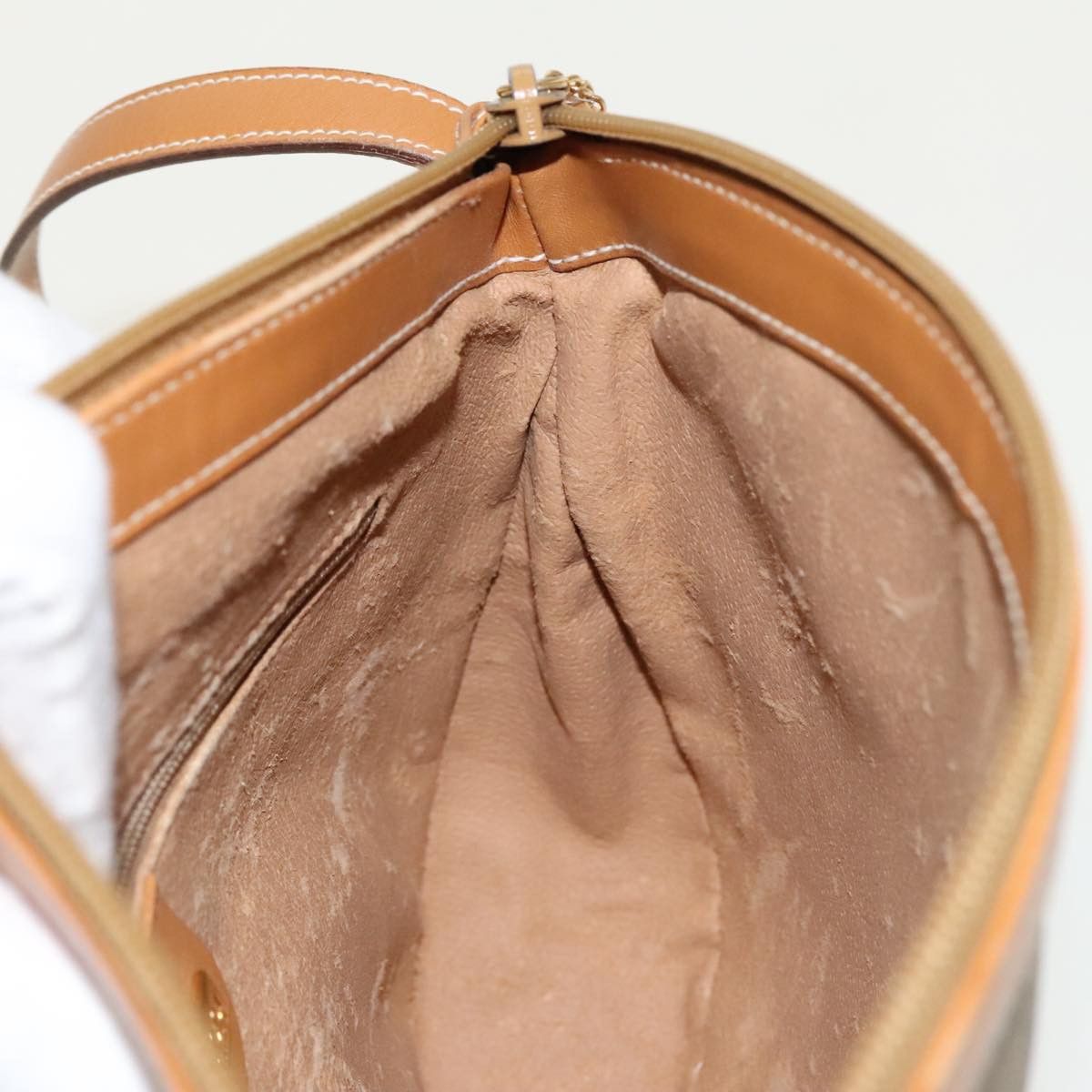 Gucci GUCCI Micro GG Canvas Shoulder Bag Beige Gold 007 87 007 87 Size ONE SIZE - 18 Thumbnail