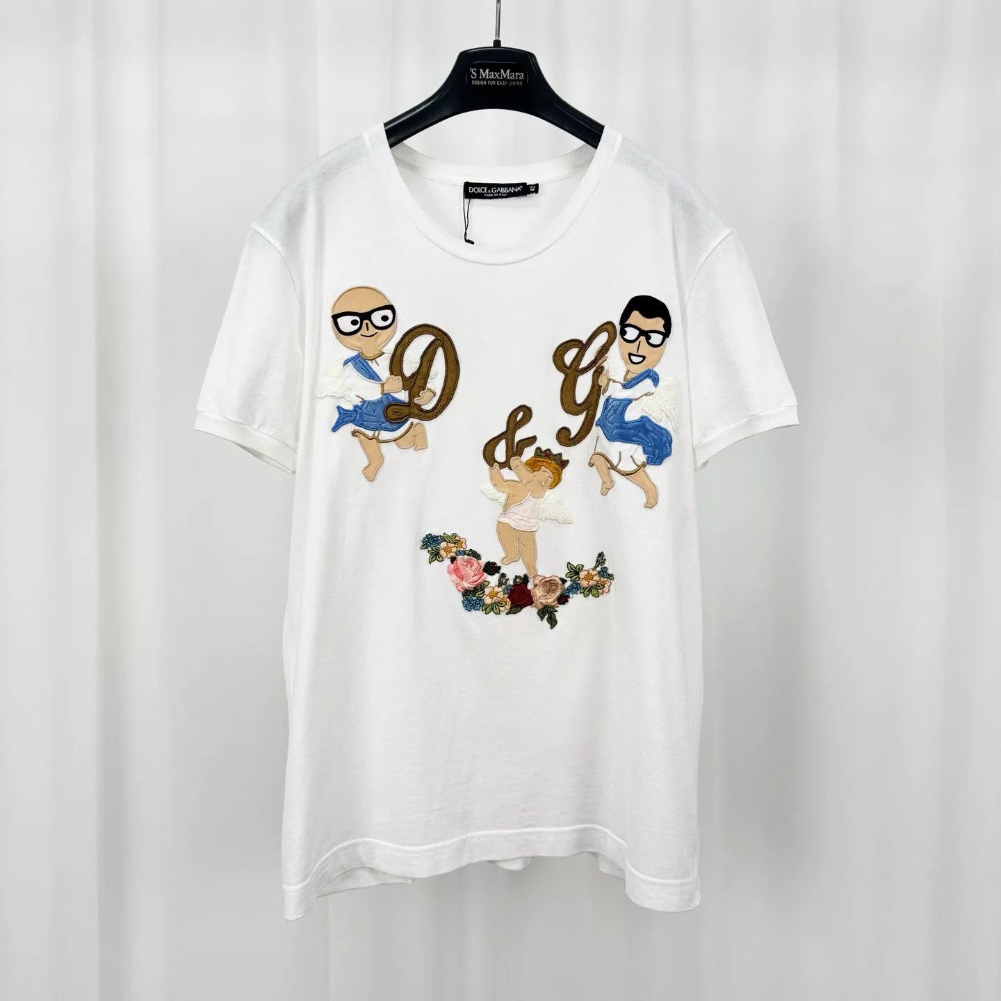 Dolce & Gabbana Dolce&Gabbana Embroidered Angel Short Sleeve Size US XS / EU 42 / 0 - 1 Thumbnail