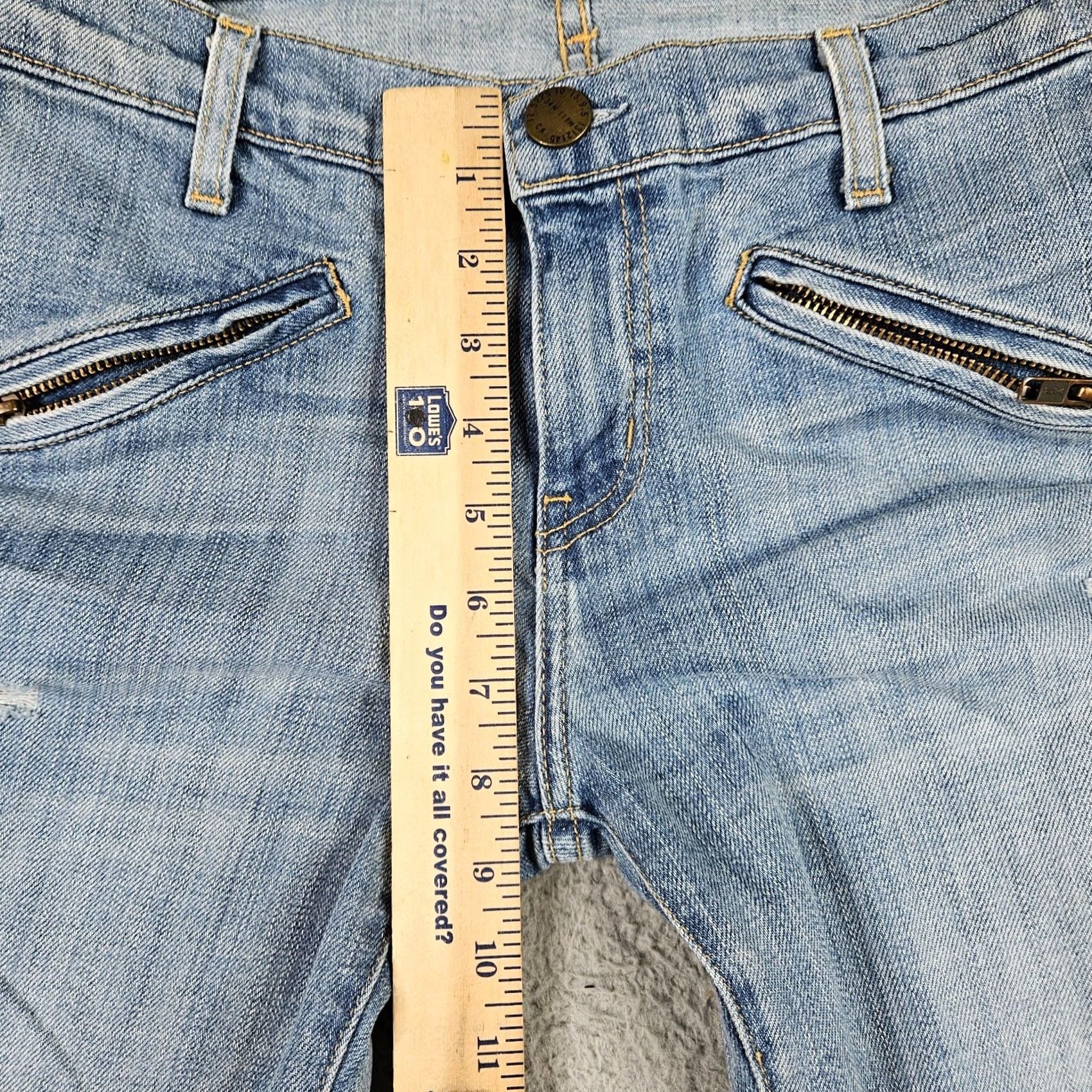 Vintage Current Elliott Jeans Women’s The Silverlake Zip Five Pockets Casual Size 28 Blue Regular 28 Denim Pants Size 28" / US 6 / IT 42 - 5 Thumbnail