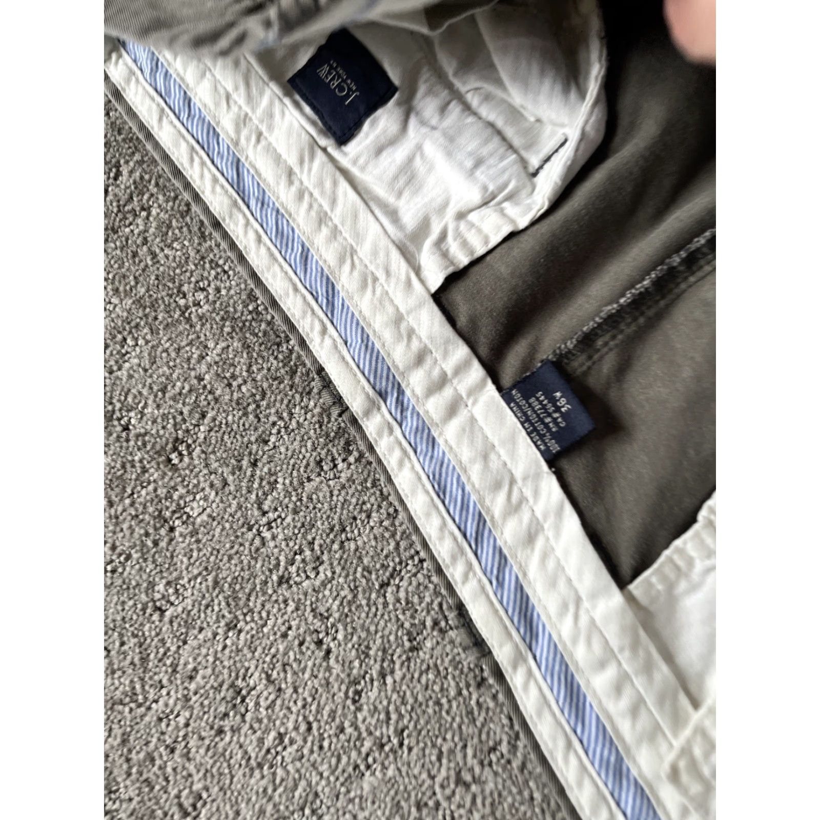 J.Crew J.Crew Essential Chino Pants Mens Regular Fit Cotton Green 36x27 Straight Size US 36 / EU 52 - 5 Thumbnail
