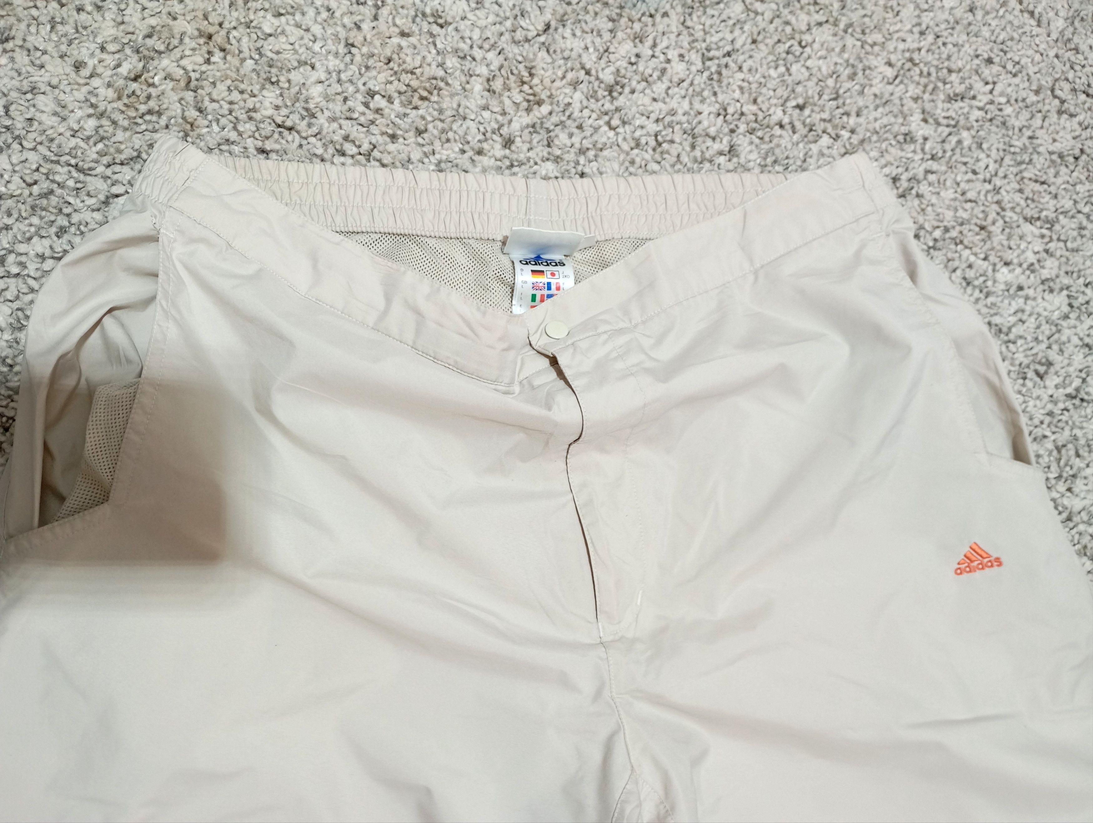 Adidas Adidas 00s Vintage Nylon Baggy Drill Joggers Pants Y2K Size US 33 - 5 Thumbnail
